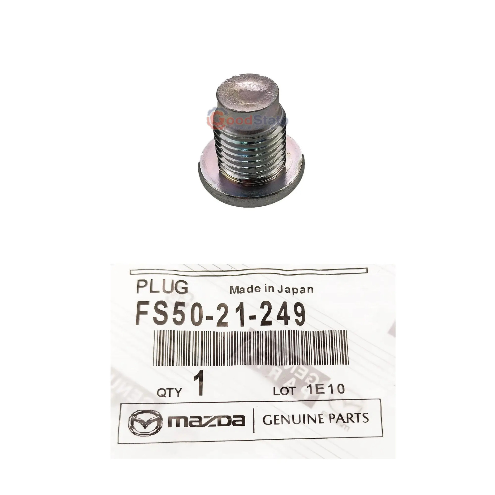 GENUINE Mazda Oil Sump Pan Drain Plug FS5021249 Car & Truck Parts Accessories