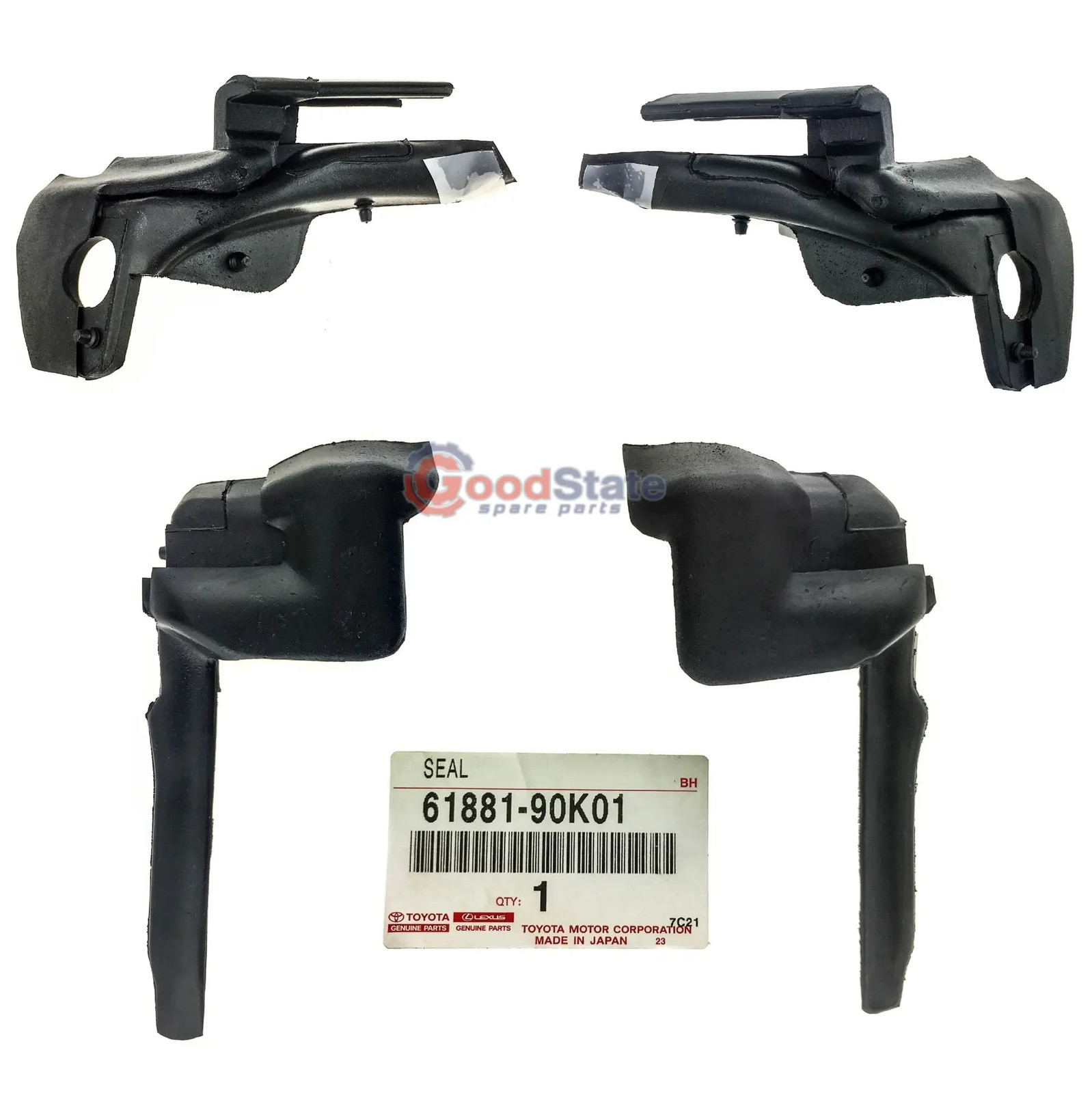 Genuine Toyota LandCruiser PZJ75 HZJ75 Front Rear Roof Rail Rubber Seal GS3104