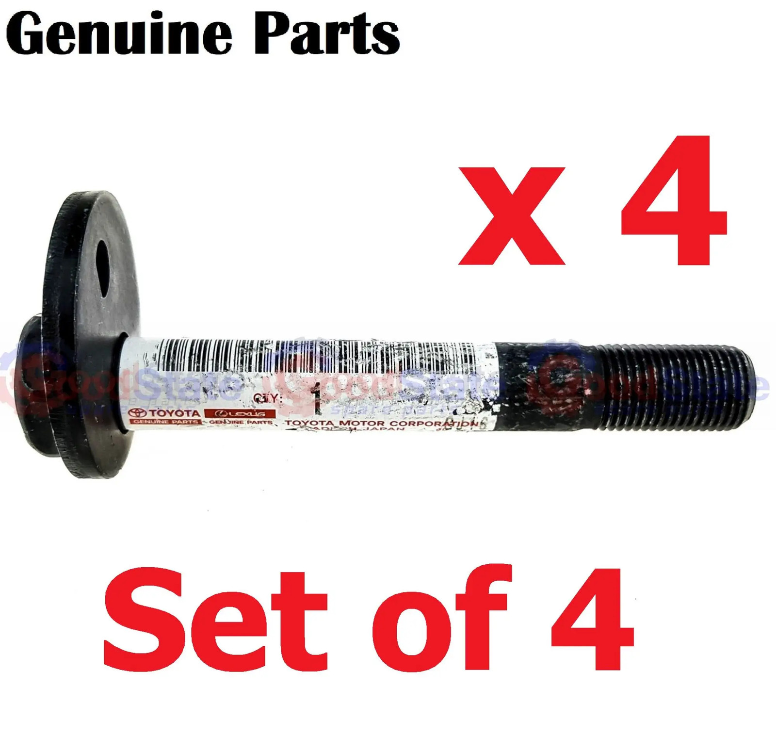 Genuine Toyota Hilux LN170 LN167 LN166 LN165 LN135 Camber Adjusting Cam Bolt x4