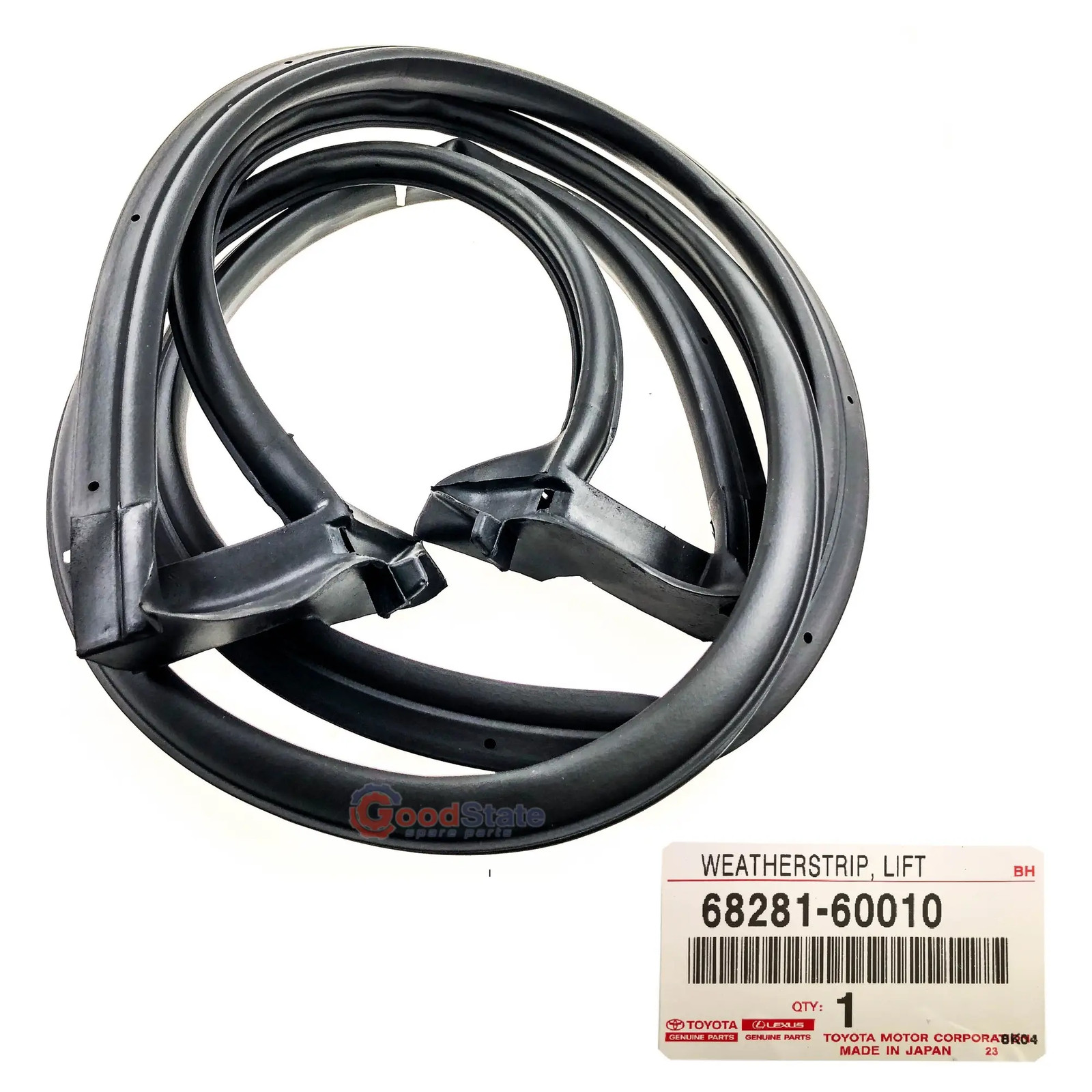 Genuine Toyota LandCruiser HDJ80 Tail Gate Weatherstrip Rubber Seal 68281-60010