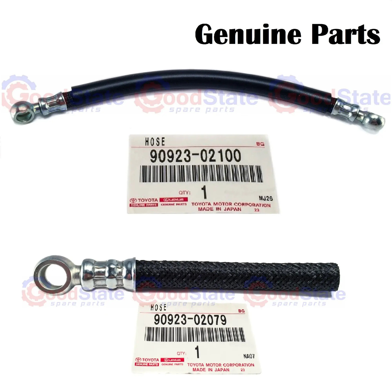 Genuine Toyota LandCruiser 60 75 47 Series 2H 12HT Vacuum Pump Oil Hose Set