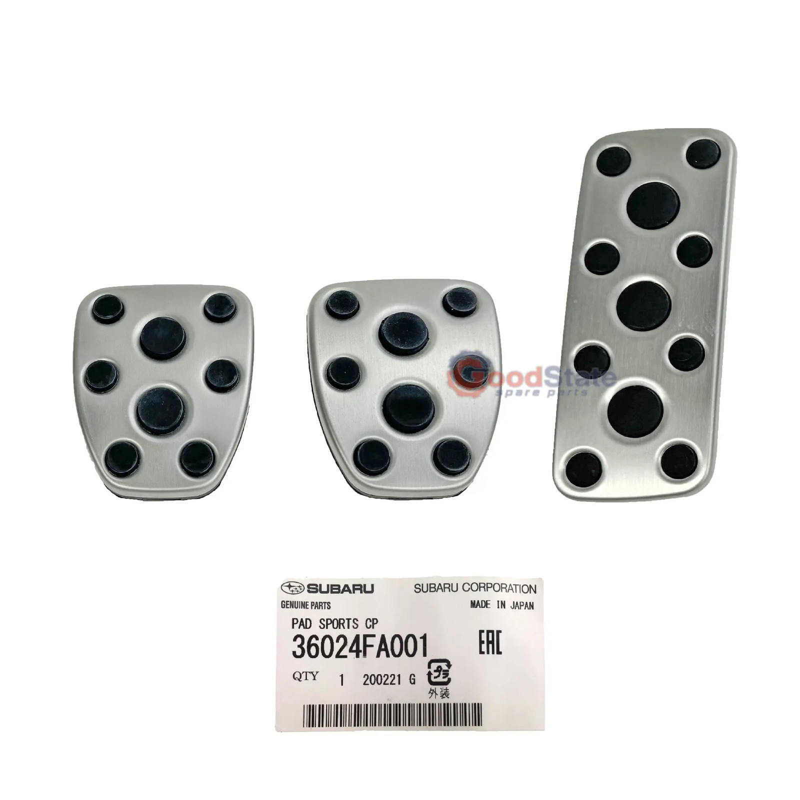 GENUINE Subaru Forester STI WRX Aluminum Clutch Brake Gas Pedal Kit 36024FA010