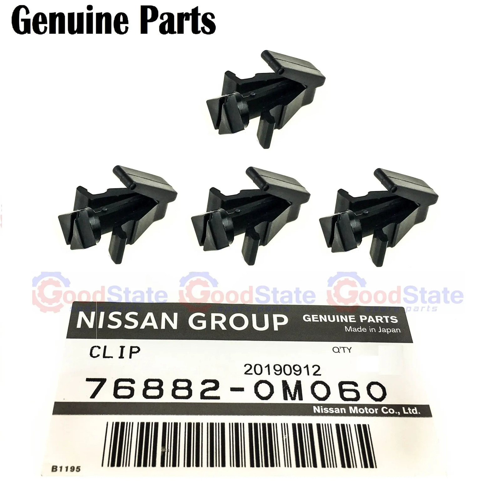 GENUINE Nissan Patrol Y61 GU Y62 Pathfinder R51 Front Grille Clip Set of 4