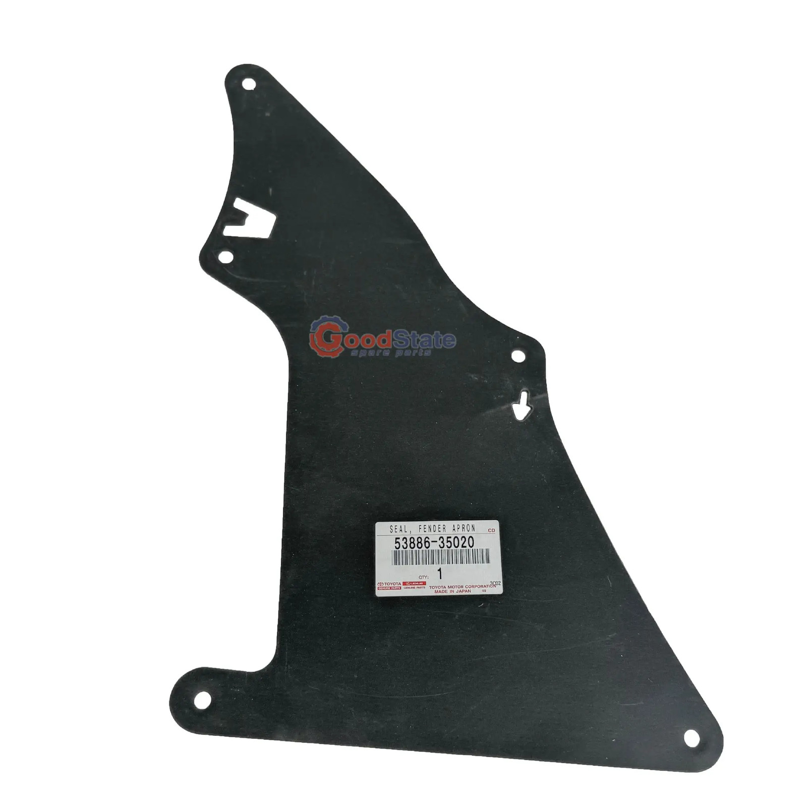 Genuine Toyota Prado 120 Series Front Fender Guard Rear Splash Seal 53886-35020