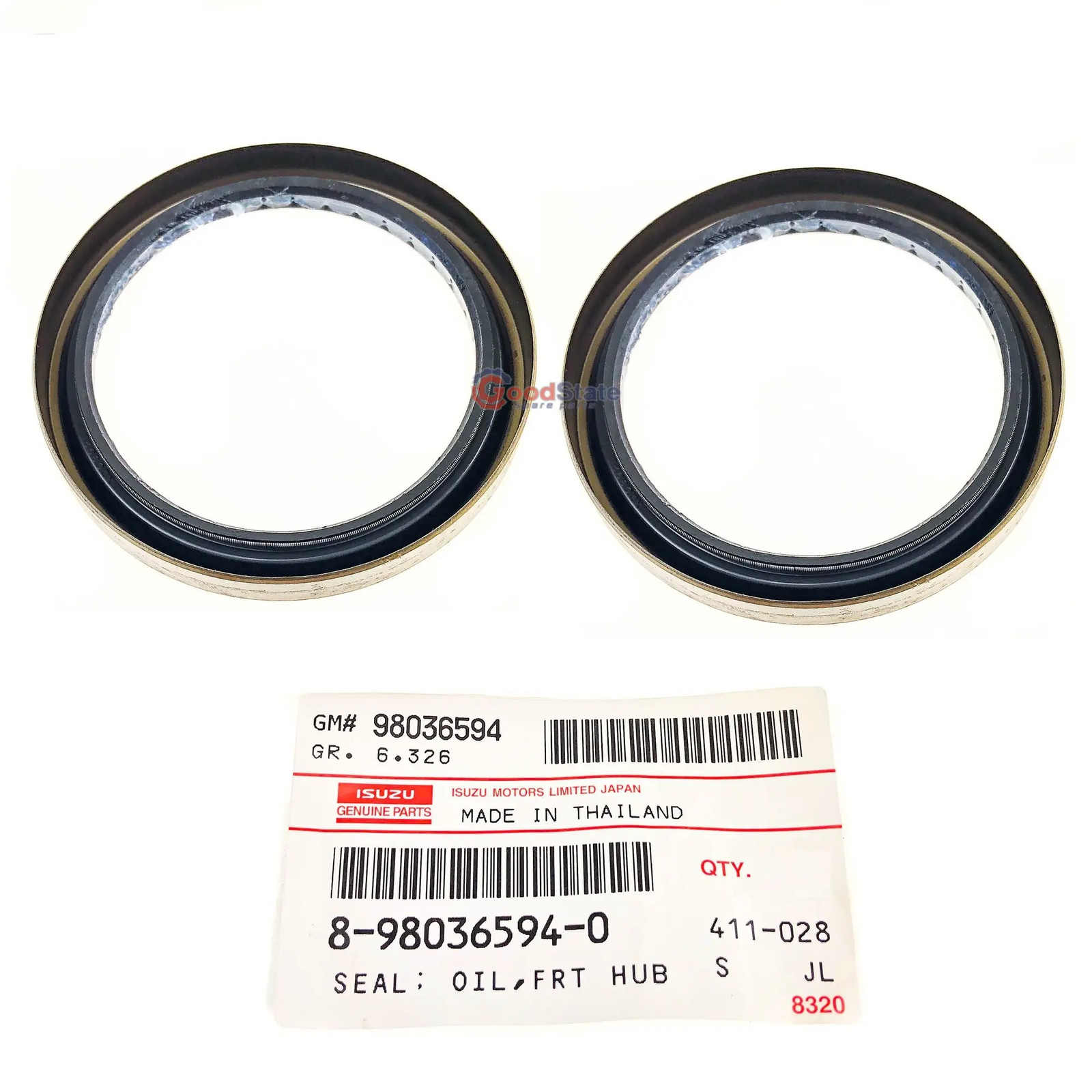GENUINE Holden Colorado RG Front Hub Oil Seal x2 4WD 4x4 2012-2016 GM