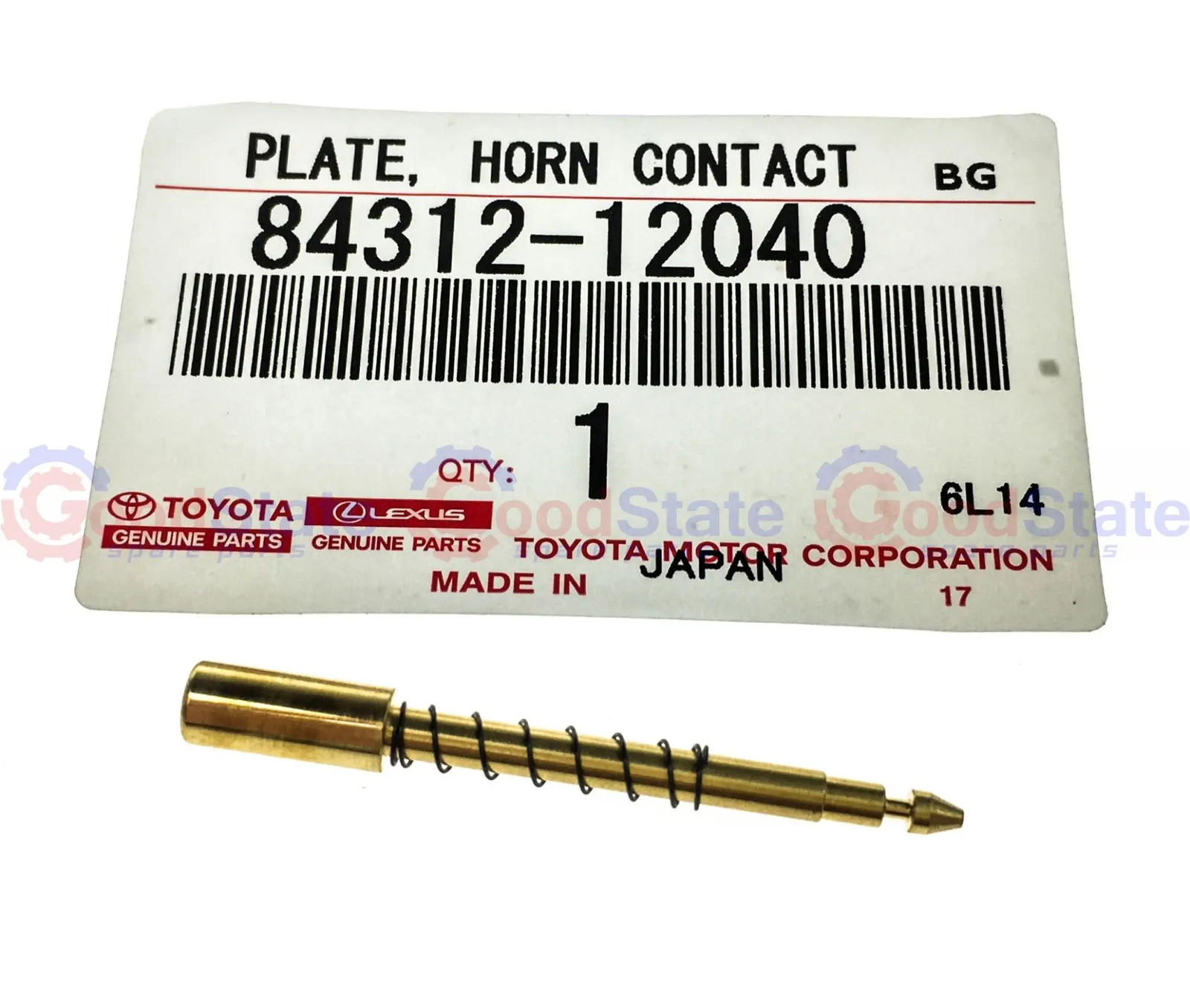Genuine Toyota LandCruiser 80 Series HZJ Horn Contact Plunger Pin 8431212040