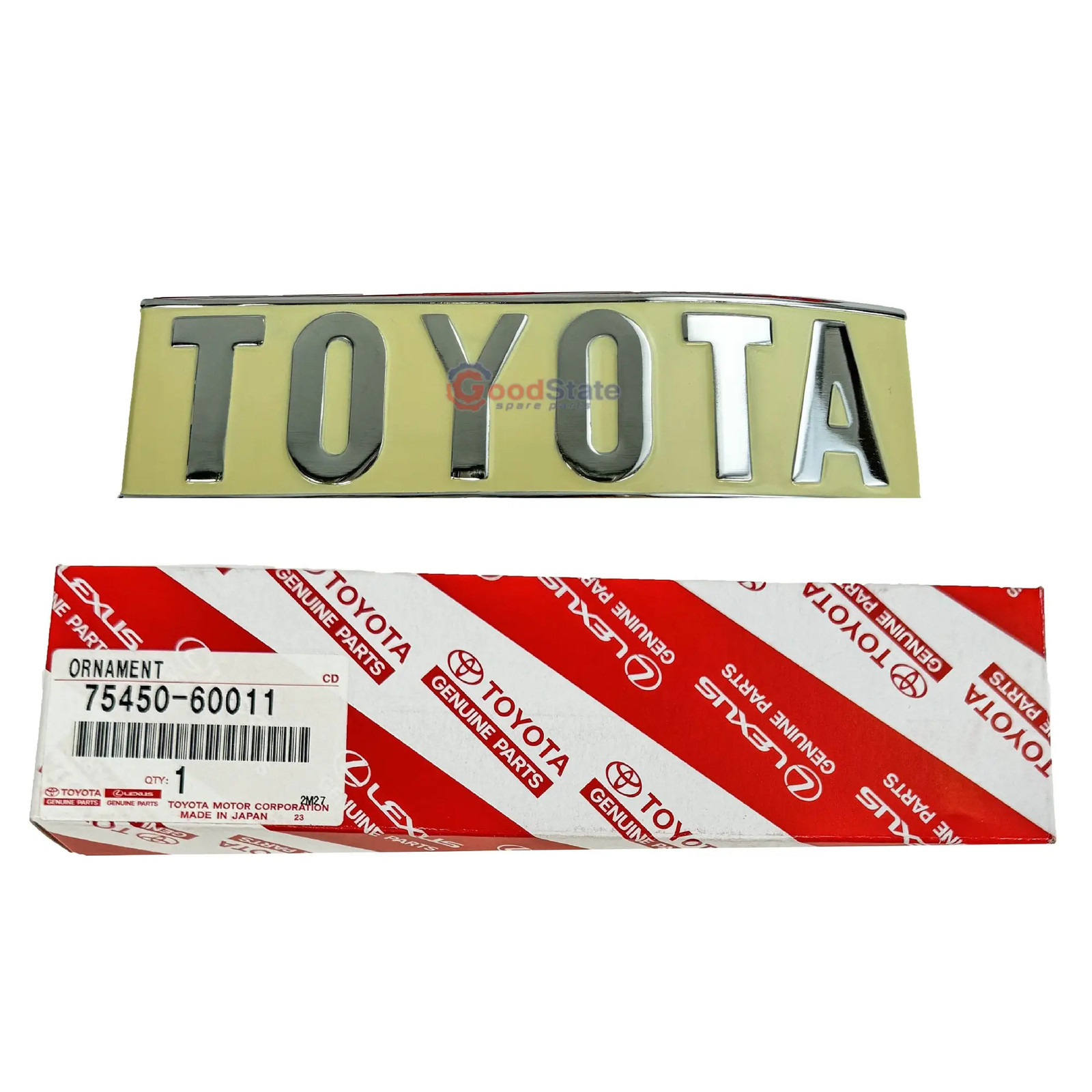 Genuine Toyota LandCruiser 40 45 Series FJ BJ Rear Back Badge Emblem 75450-60011
