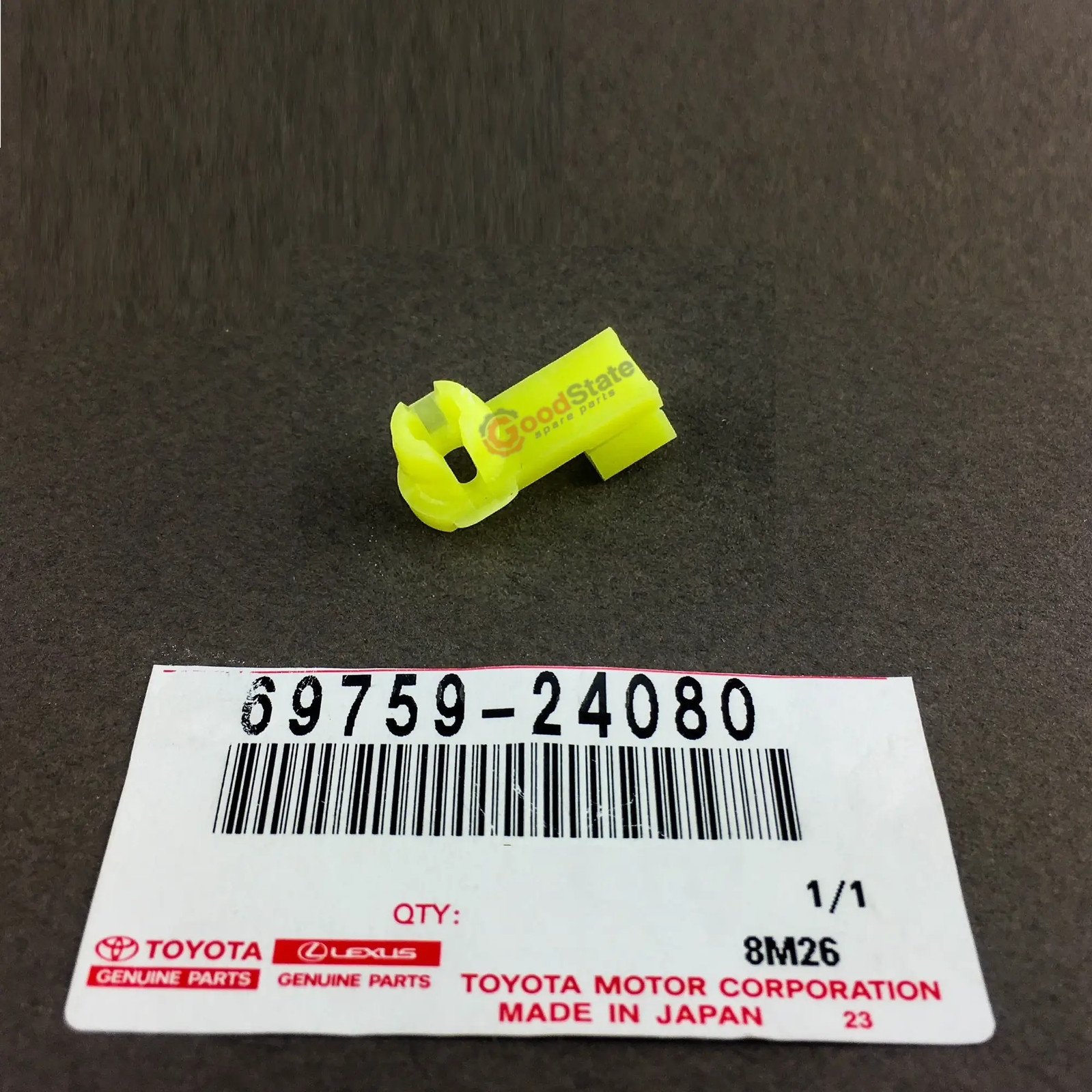 Genuine Toyota LandCruiser 80 Series HZJ HDJ Yellow Door Lock Handle Clip Snap