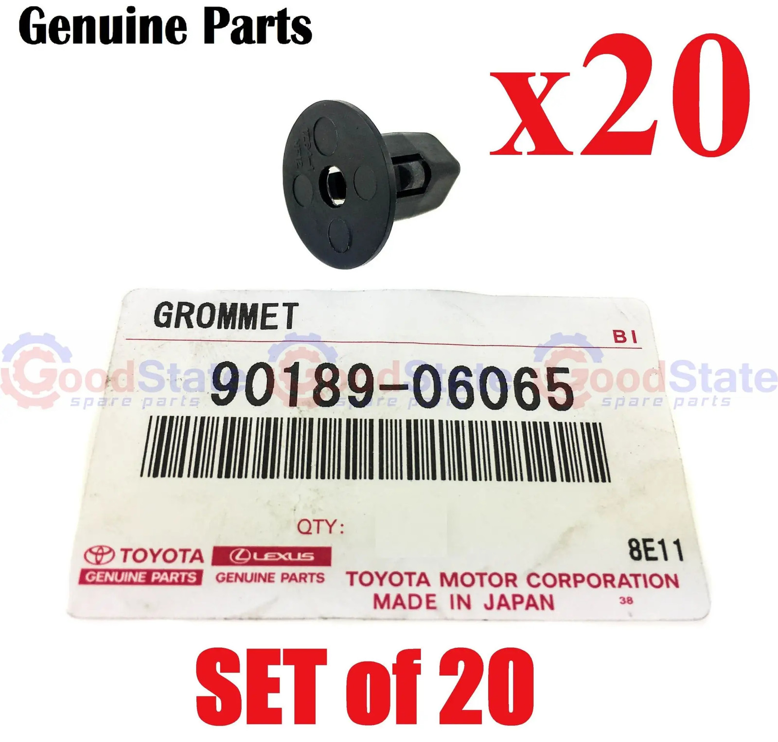 Toyota Genuine Prado 150 120 Series Fender Liner Splash Guard x20 9018906065