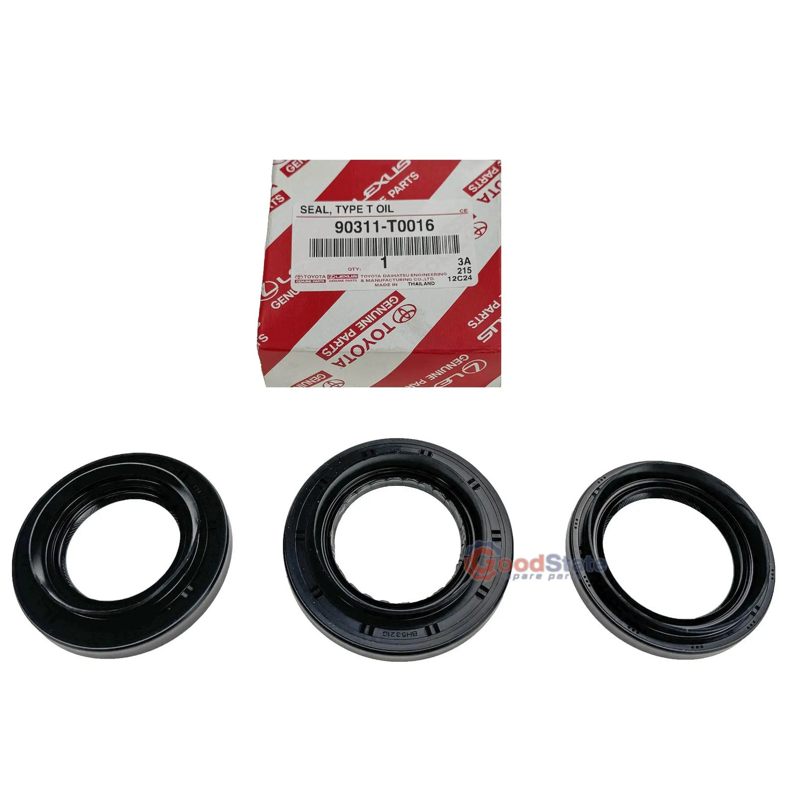 Genuine Toyota LandCruiser 100 Series UZJ HDJ Front Diff Oil Seal Set GS3759