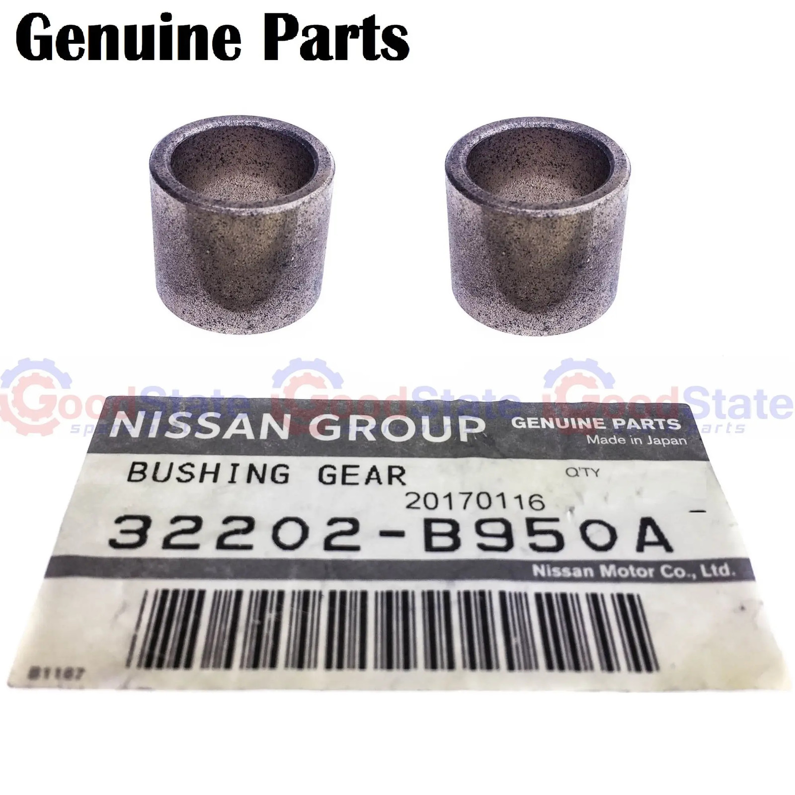 Genuine Nissan Patrol Y60 GQ Y61 GU MT Rear Crankshaft Spigot Bush Bearing x2
