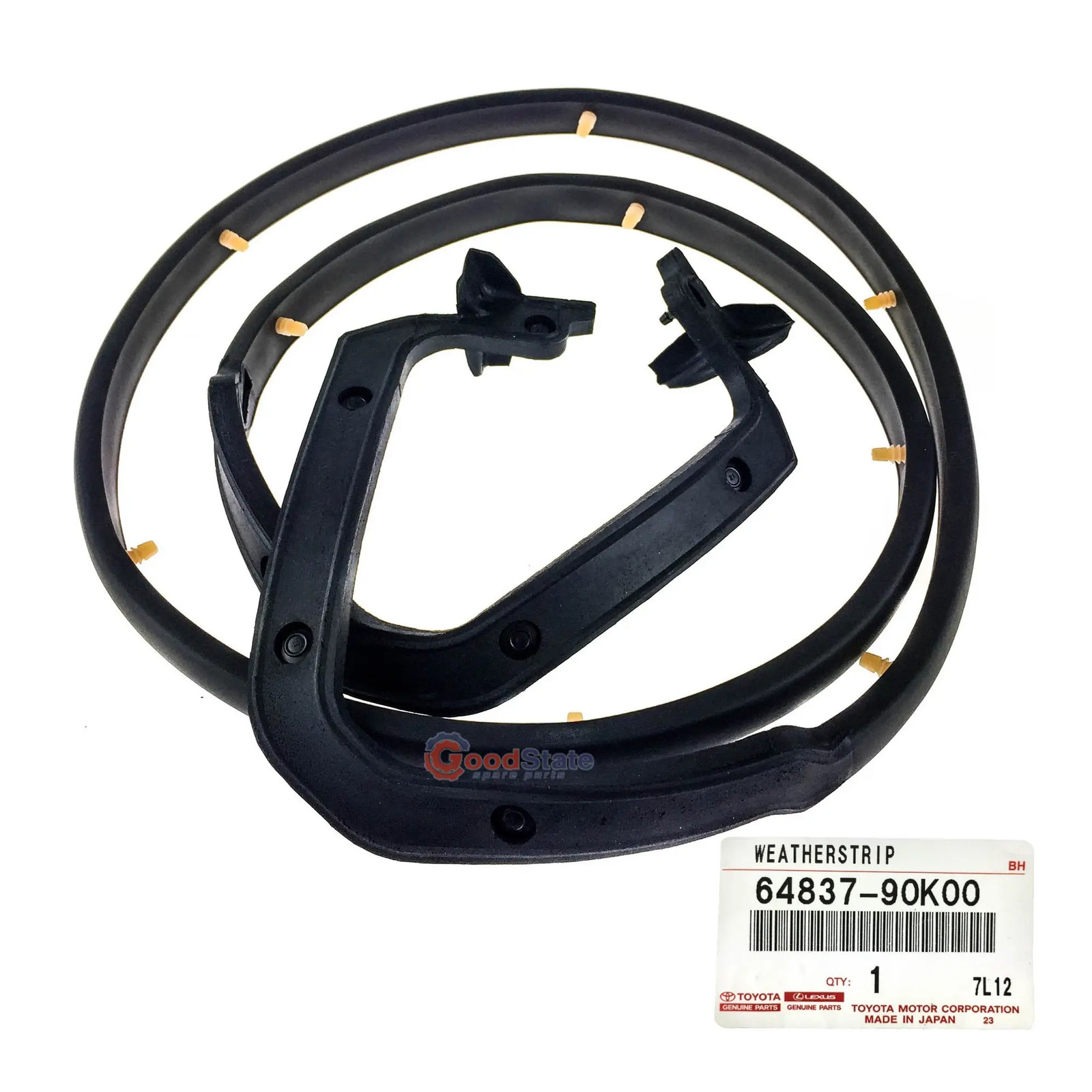 Genuine Toyota LandCruiser HZJ75 Lower Back Panel Weatherstrip Rubber 6483790K00