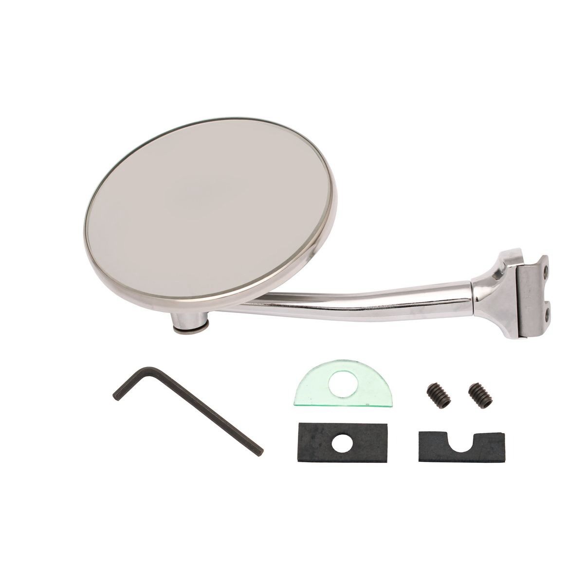 Rare Spares - Door Mirror Exterior 4in Straight Arm Left Hand - DM1027 Auto
