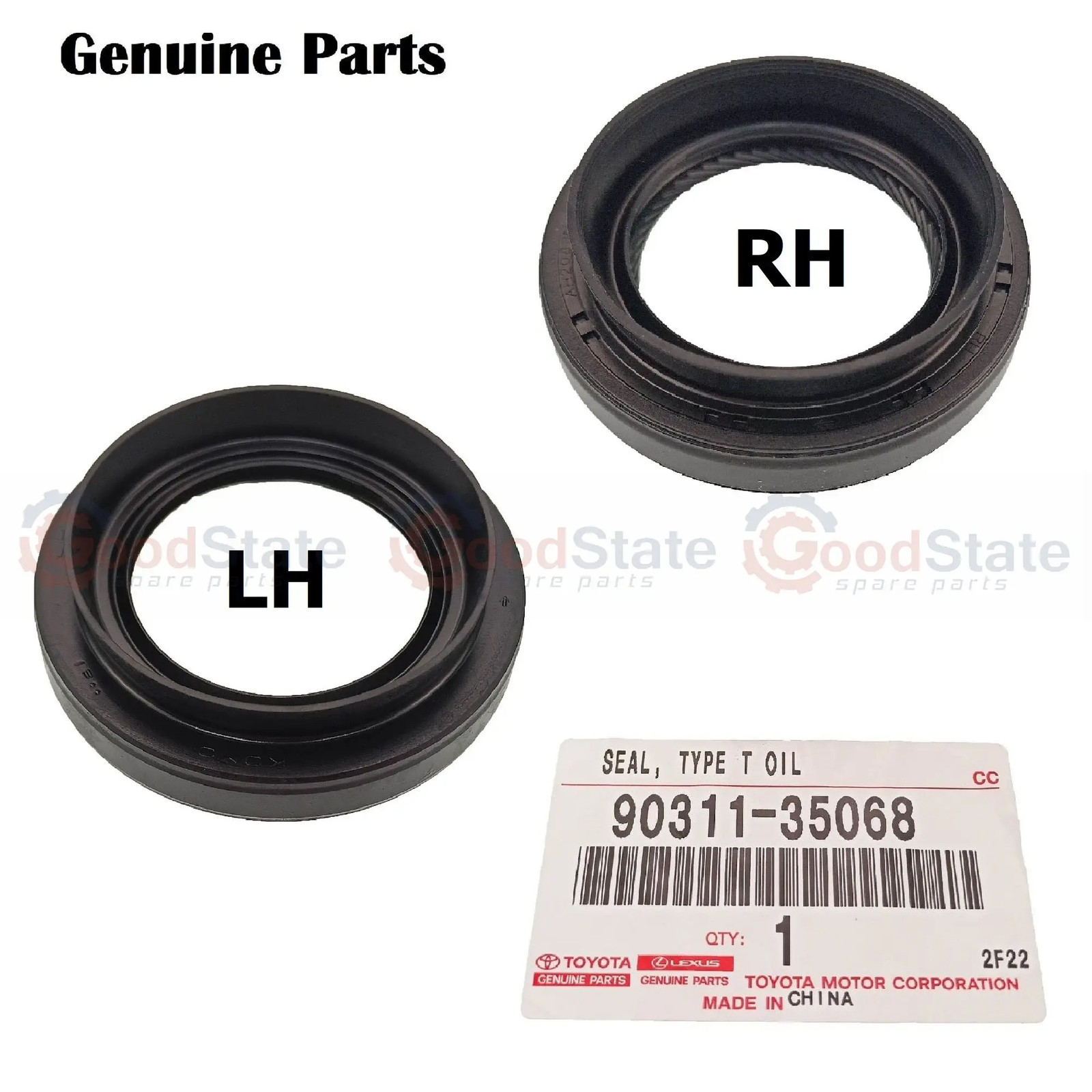 Toyota Corolla ZZE172 ZZE142 ZZE141 ZZE122 Front RH LH Drive Shaft Oil Seal