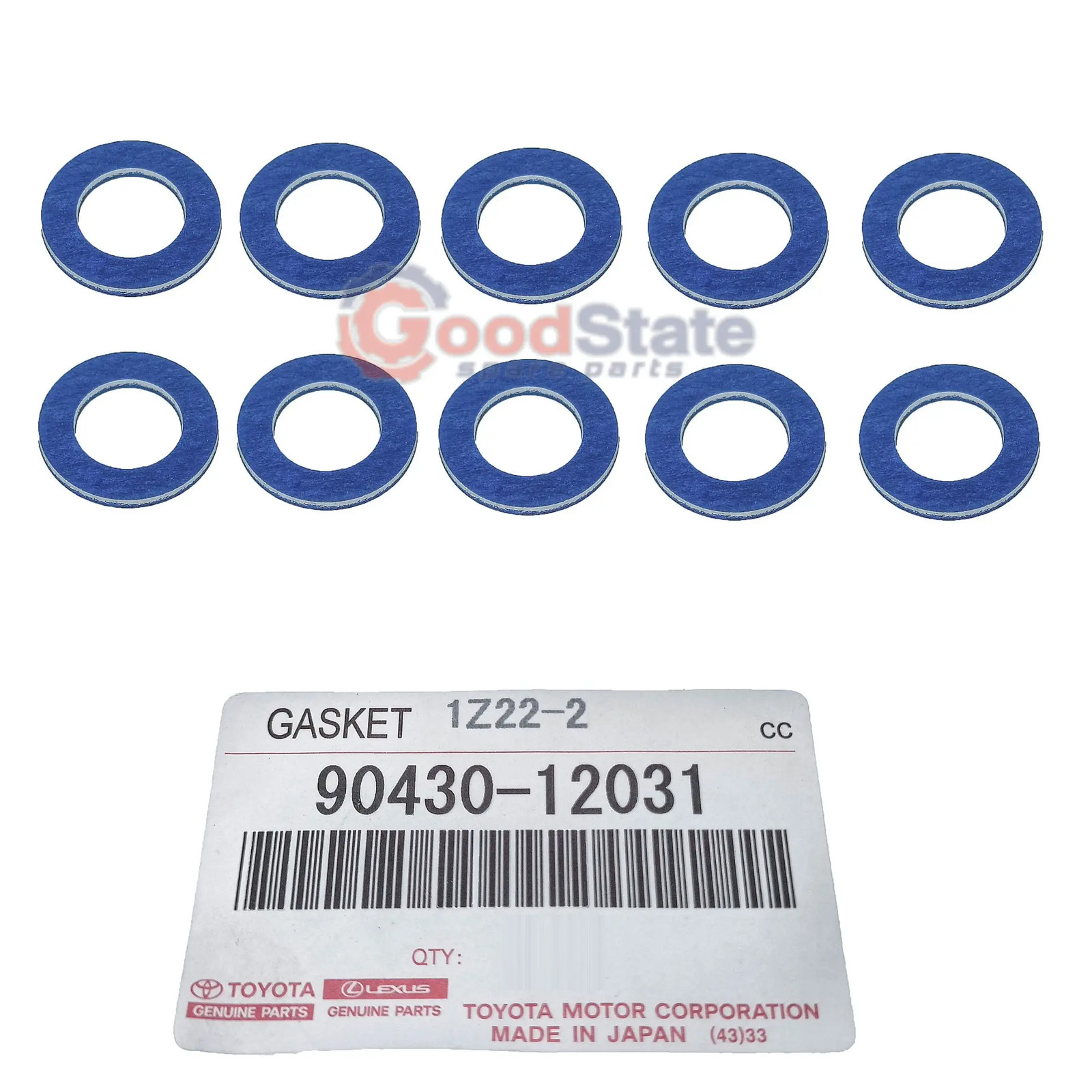 Toyota Genuine Oil Sump Pan Drain Plug Washer x10 GS102 9043012031 9043012027