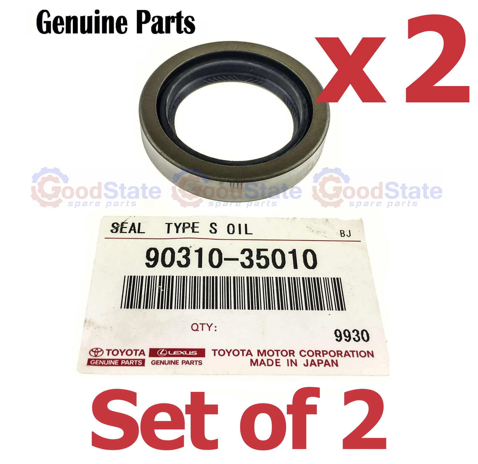Genuine Toyota LandCruiser FZJ71 FZJ70 FZJ105 Front Inner Drive x2 90310-35010