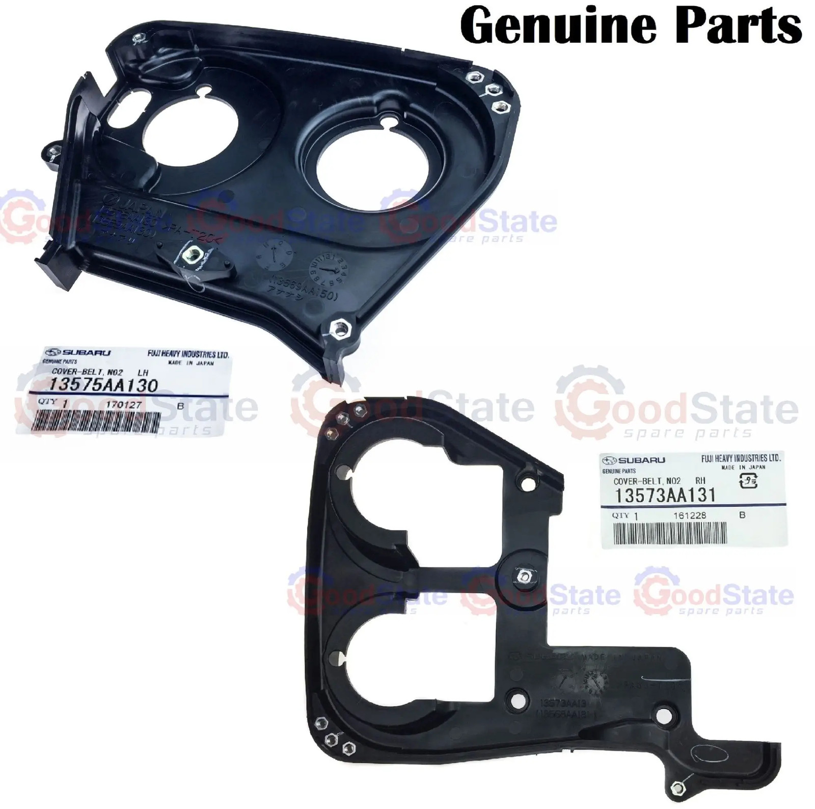 GENUINE Subaru WRX EJ255 EJ205 EJ257 Turbo RH LH Rear Inner Timing Cover Set