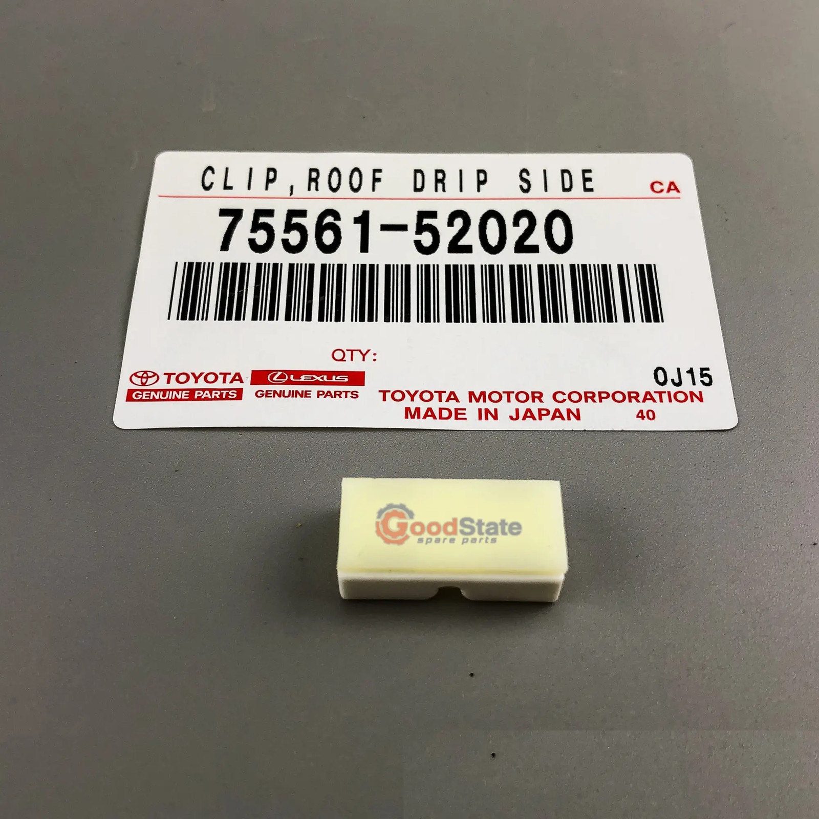 Genuine Toyota Hilux Roof Drip Side Moulding Clip 75561-52020 TGN16 TGN15