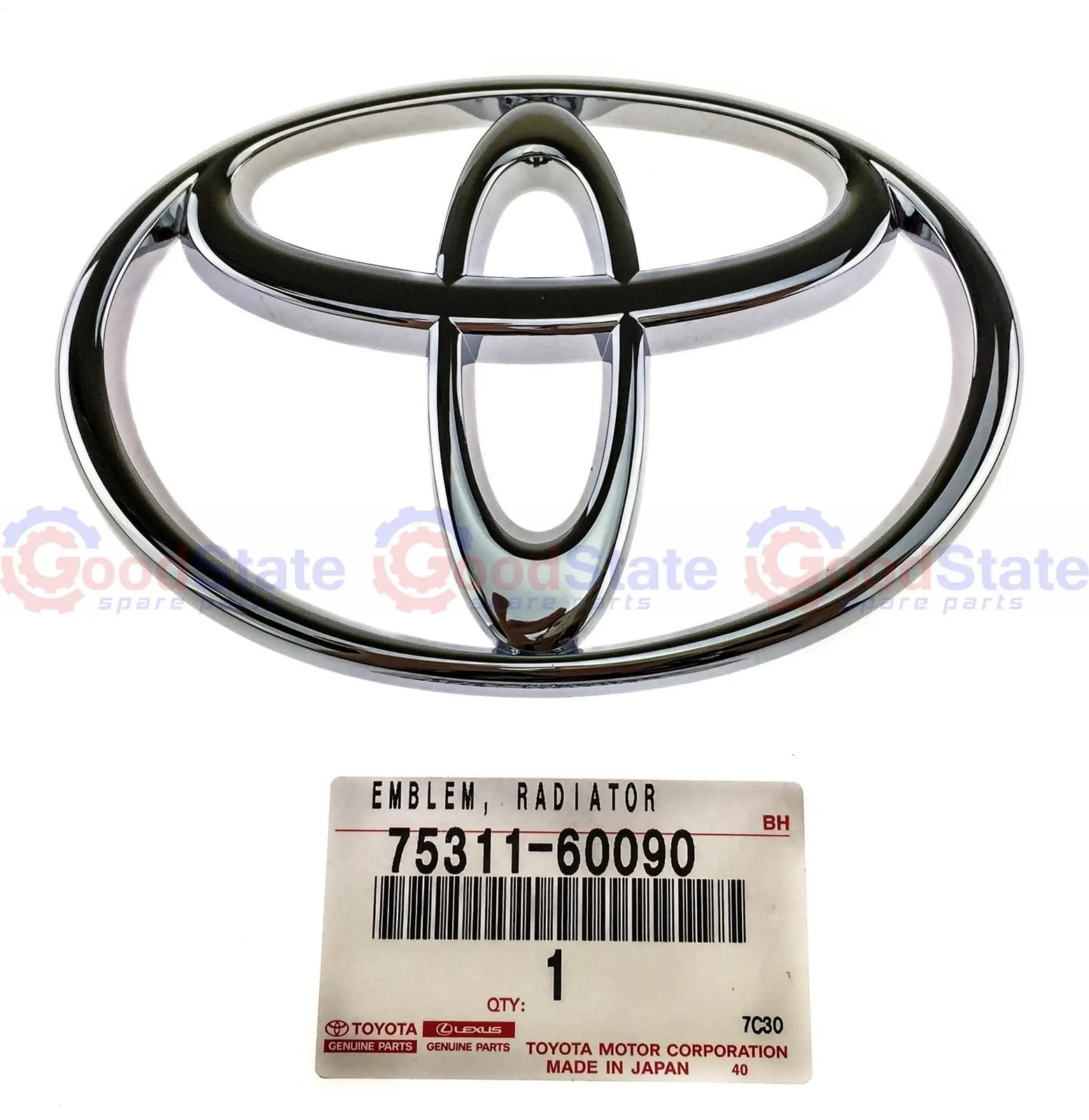 Genuine Toyota LandCruiser 79 78 Series Front Grille Badge Emblem HZJ HDJ FZJ