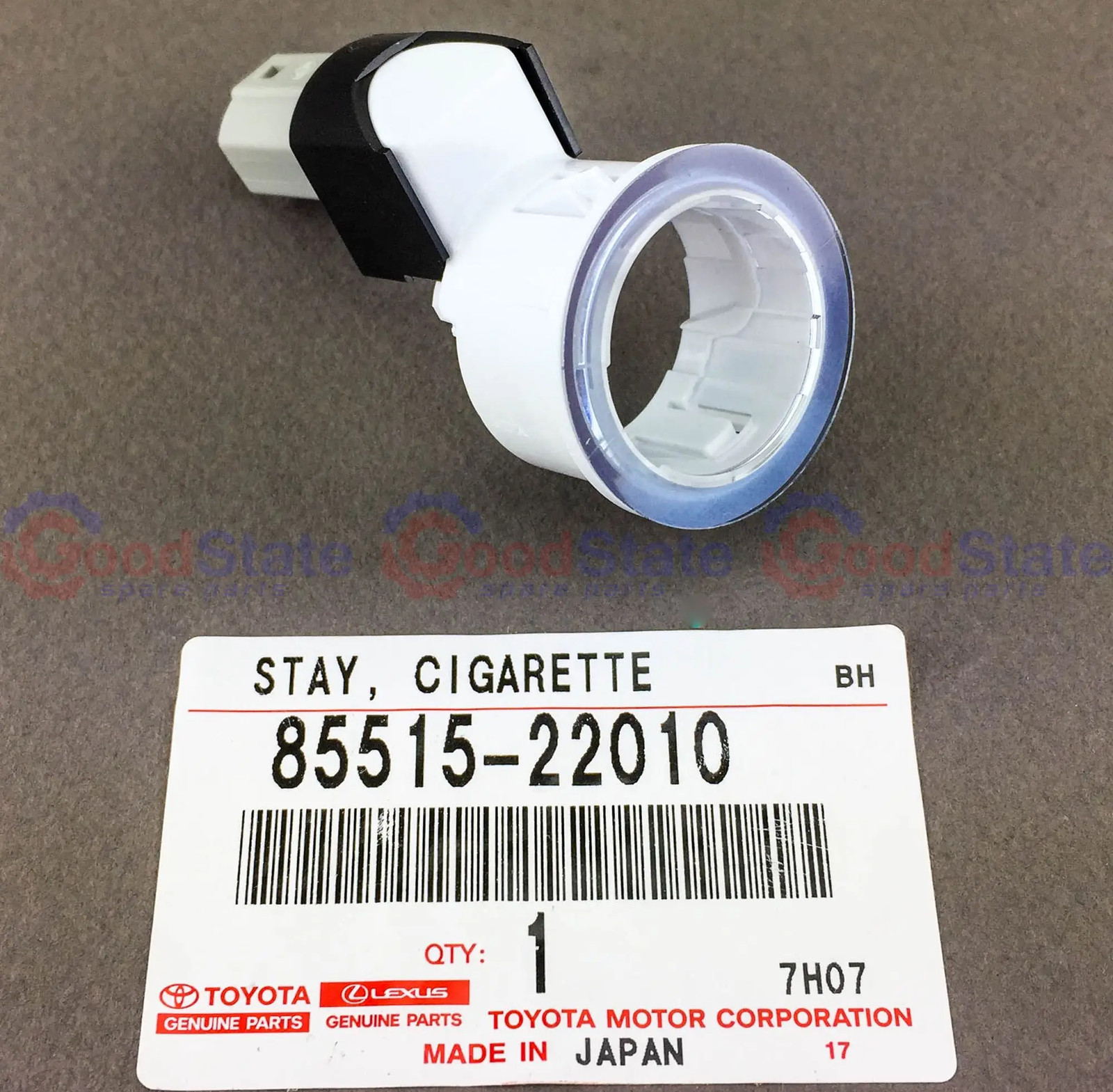 Genuine Toyota LandCruiser 80 Series HZJ HDJ Cigarette Lighter Bezel 85515-22010