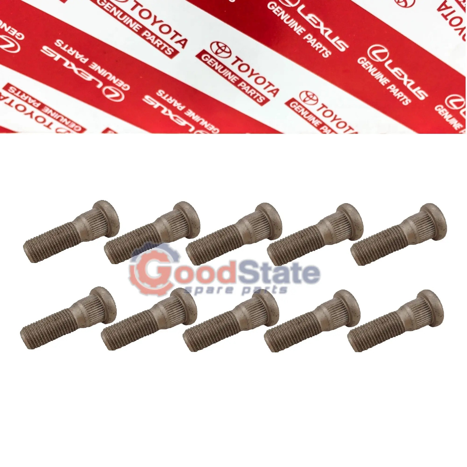 Genuine Toyota LandCruiser VDJ79 VDJ78 VDJ76 VDJ200 Rear Wheel Hub Stud Bolt x10