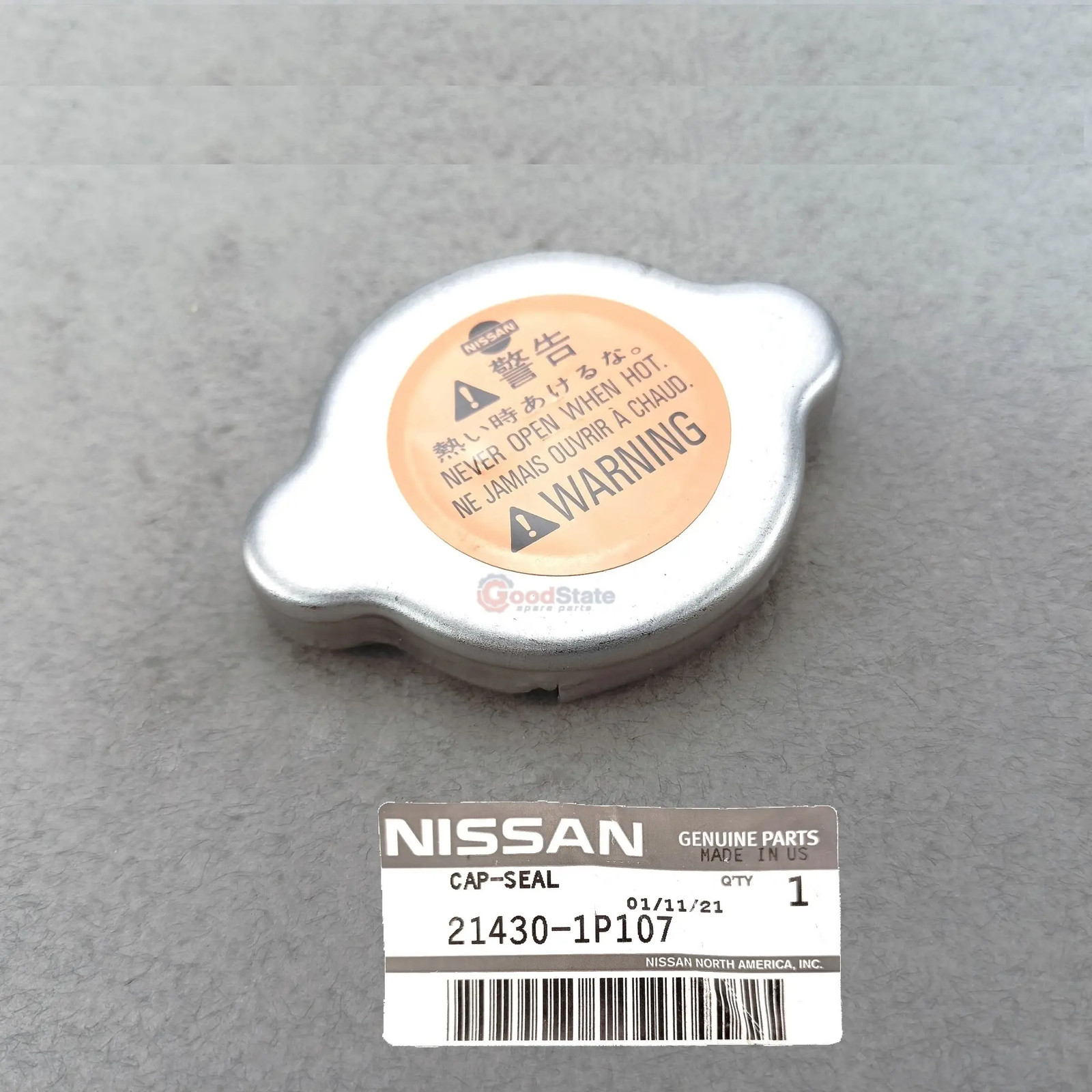 GENUINE Nissan Navara D40 Radiator Cap V9X VQ40DE YD25DDTI 214301P107