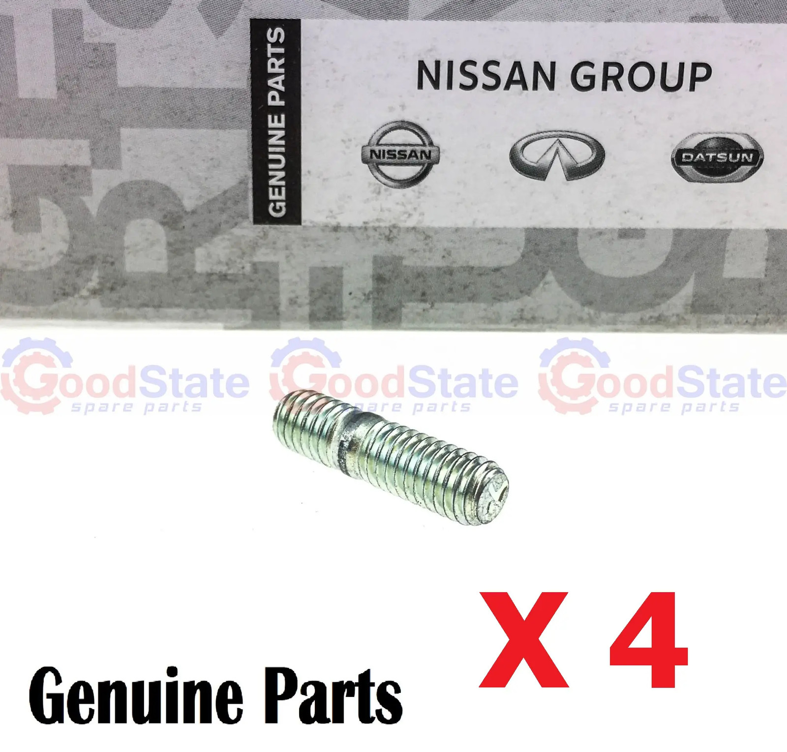 GENUINE Nissan Patrol Y60 GQ Y61 GU UTE TB42S TD42 Water Pump Stud x4 GS3255