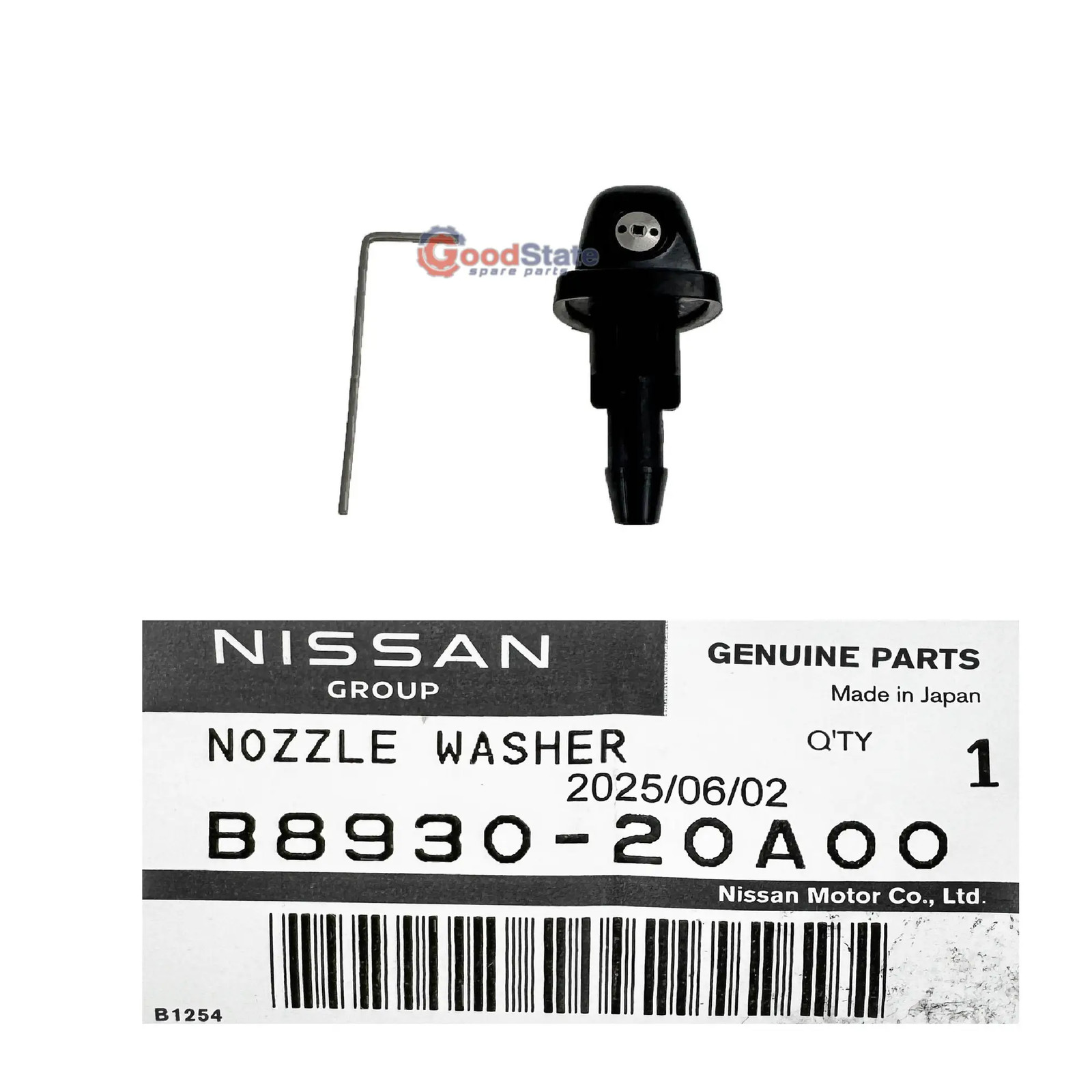 GENUINE Nissan Patrol Y60 Maverick Windscreen Bonnet Washer Nozzle B893020A00