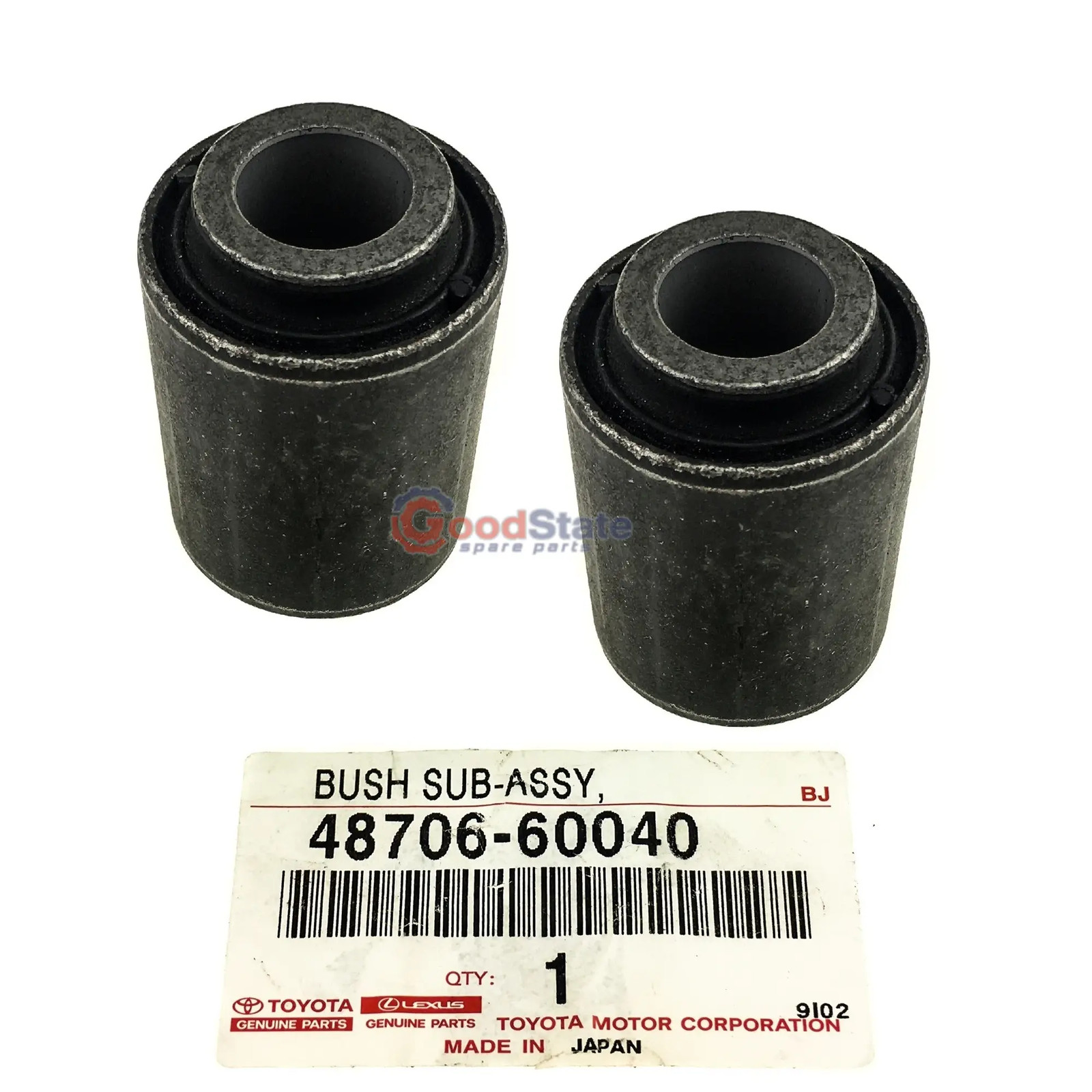 Genuine Toyota LandCruiser 80 Series 105 Rear Panhard Rod Bush x2 4870660040