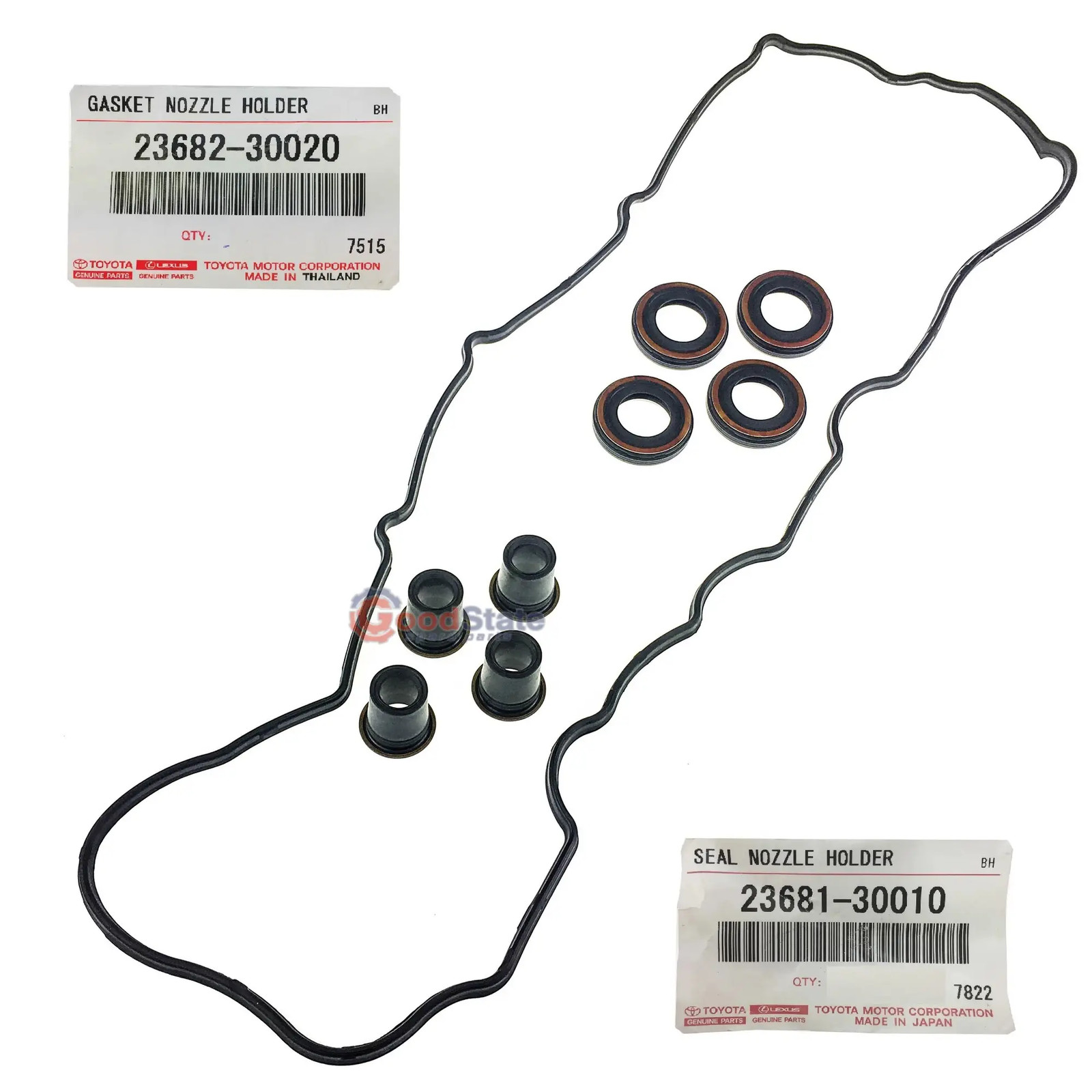 Genuine Toyota Hilux KUN26 KUN25 KUN16 1KD 2KD Injector Rocker Cover Gasket Seal
