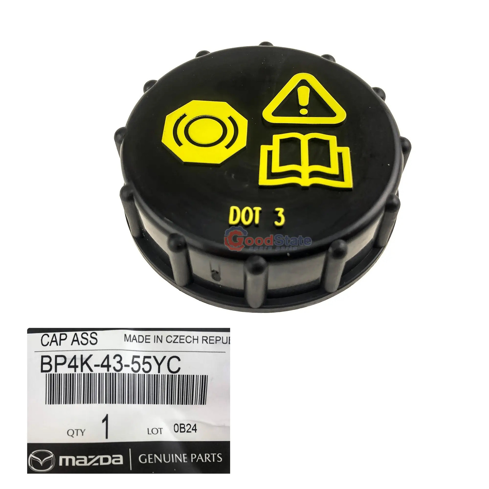 GENUINE Mazda Brake Fluid Reservoir Tank Cap BP4K4355YC 3 BK BL 5 CR CW