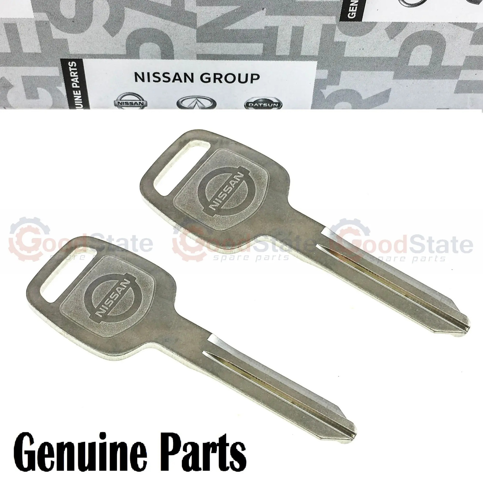 GENUINE Nissan 200SX Silvia S15 Pathfinder R50 WX Uncut Blank Key x2 GS4575