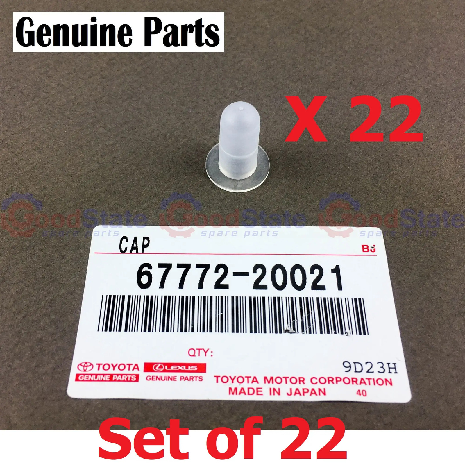 Genuine Toyota LandCruiser FJ62 FJ61 FJ60 FJ55 FJ45 FJ43 FJ40 Trim Retainer x22