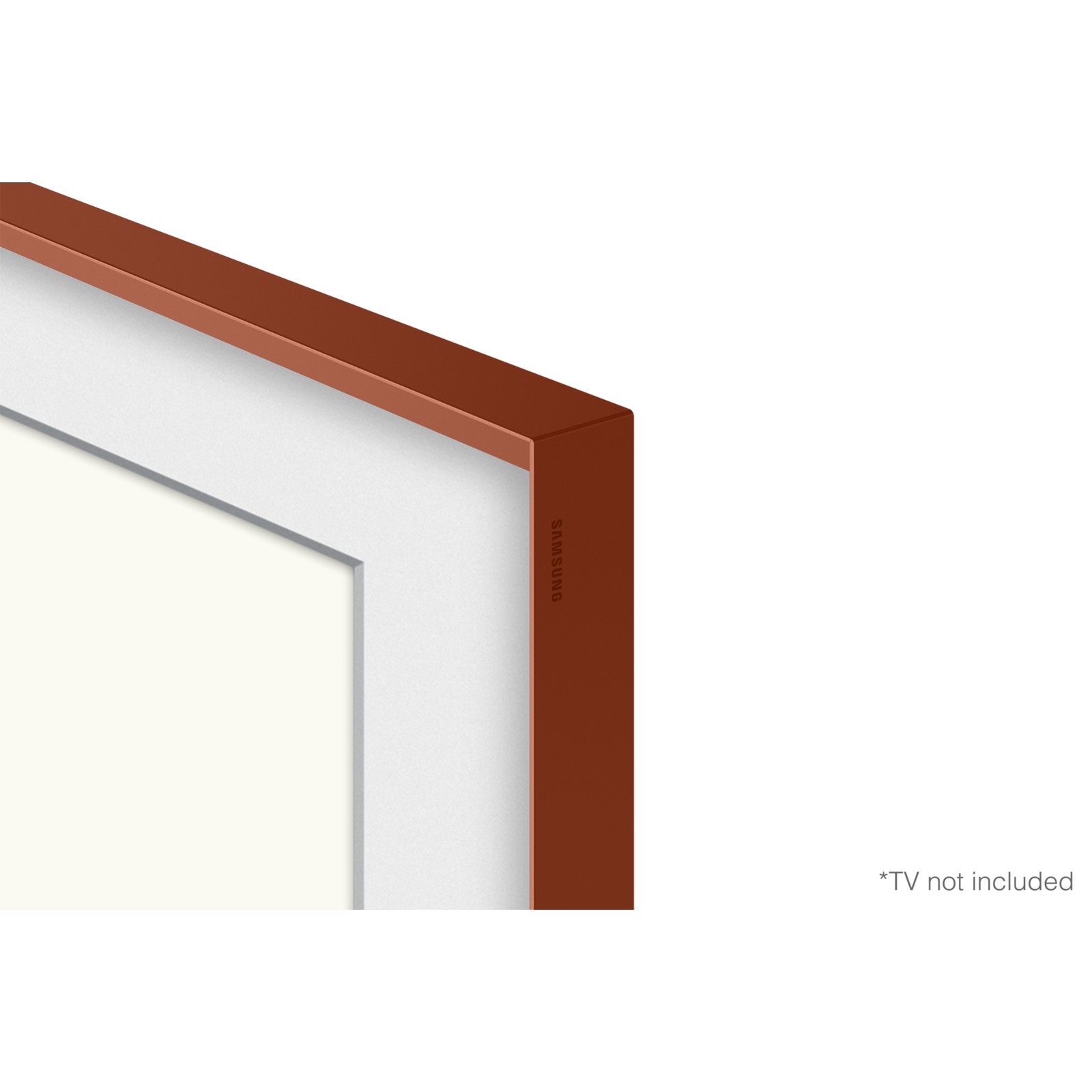 Samsung 55 The Frame Customisable Bevelled Bezel Brick Red VG-SCFA55TRCRU