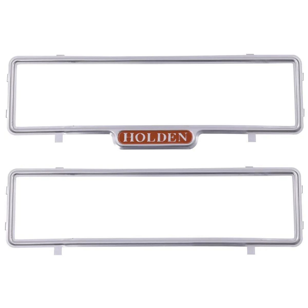 RSP Number Plate Frames (Pair) Slimline Holden On One Only - M37844SL Auto