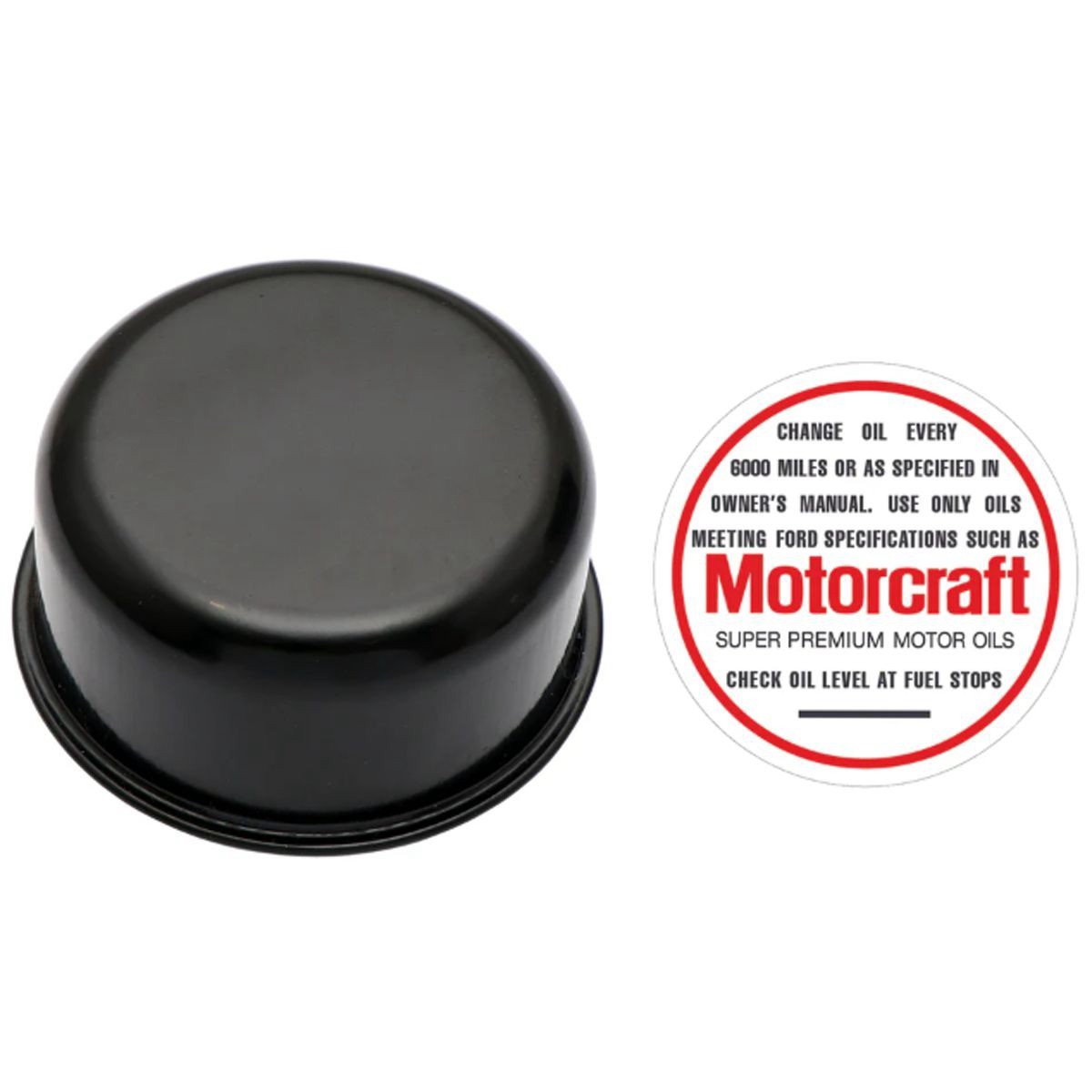 RSP Oil Breather Cap Twist On with 'Motorcraft' Decal Ford XA ZF V8 - OBCWD2
