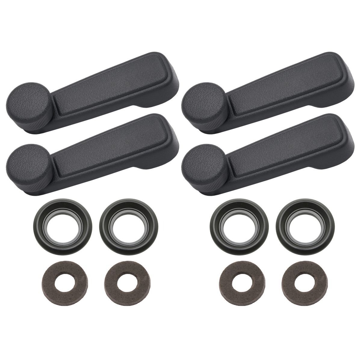 Rare Spares - Window Winder Handle Kit VN-VS Dk Grey LH&RH Fr&Rr - WWKVNG Auto