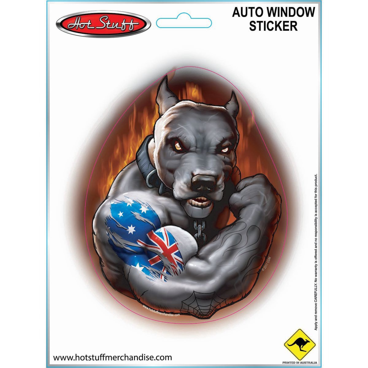 HotStuff AUS Dog Muscle Decal - SH2778 Auto