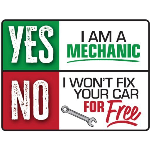 GearUp Metal Sign - Yes/No Auto