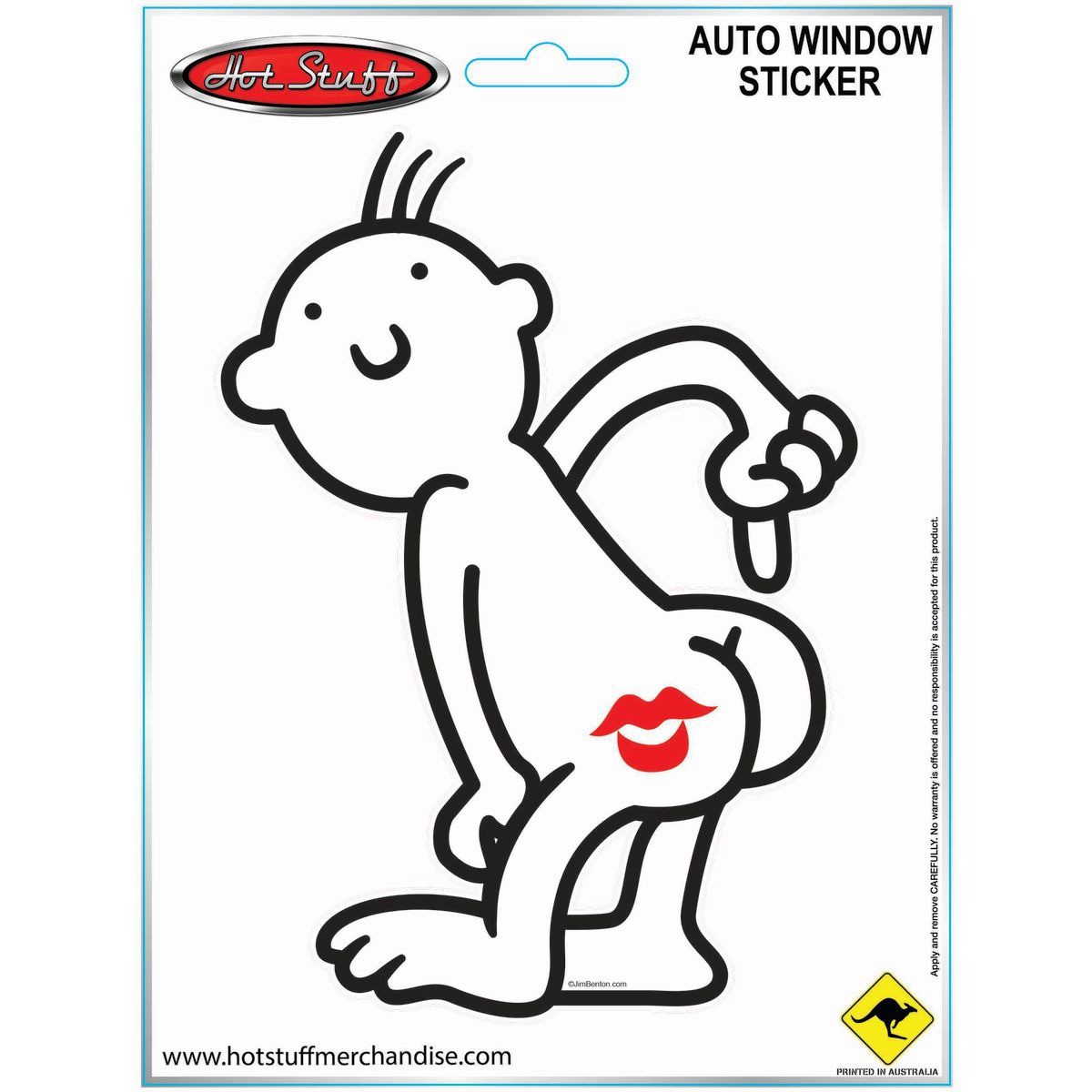 Hotstuff Auto Sticker - Kiss Mine - SH2773