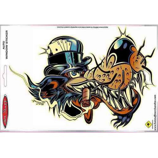 HotStuff Automotive Window Sticker Big Bad Wolf - SH620 Auto