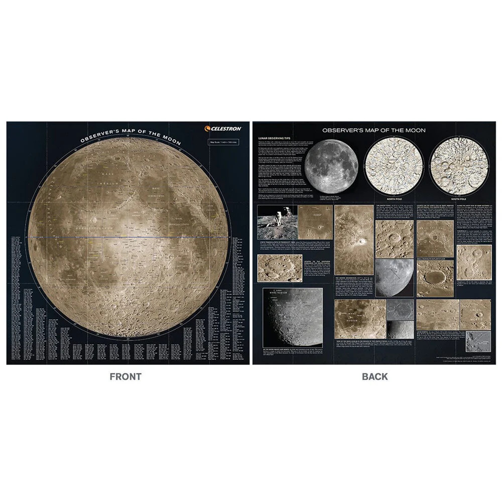 Celestron Observer s Moon Map 93704 Lenses & Filters Cameras