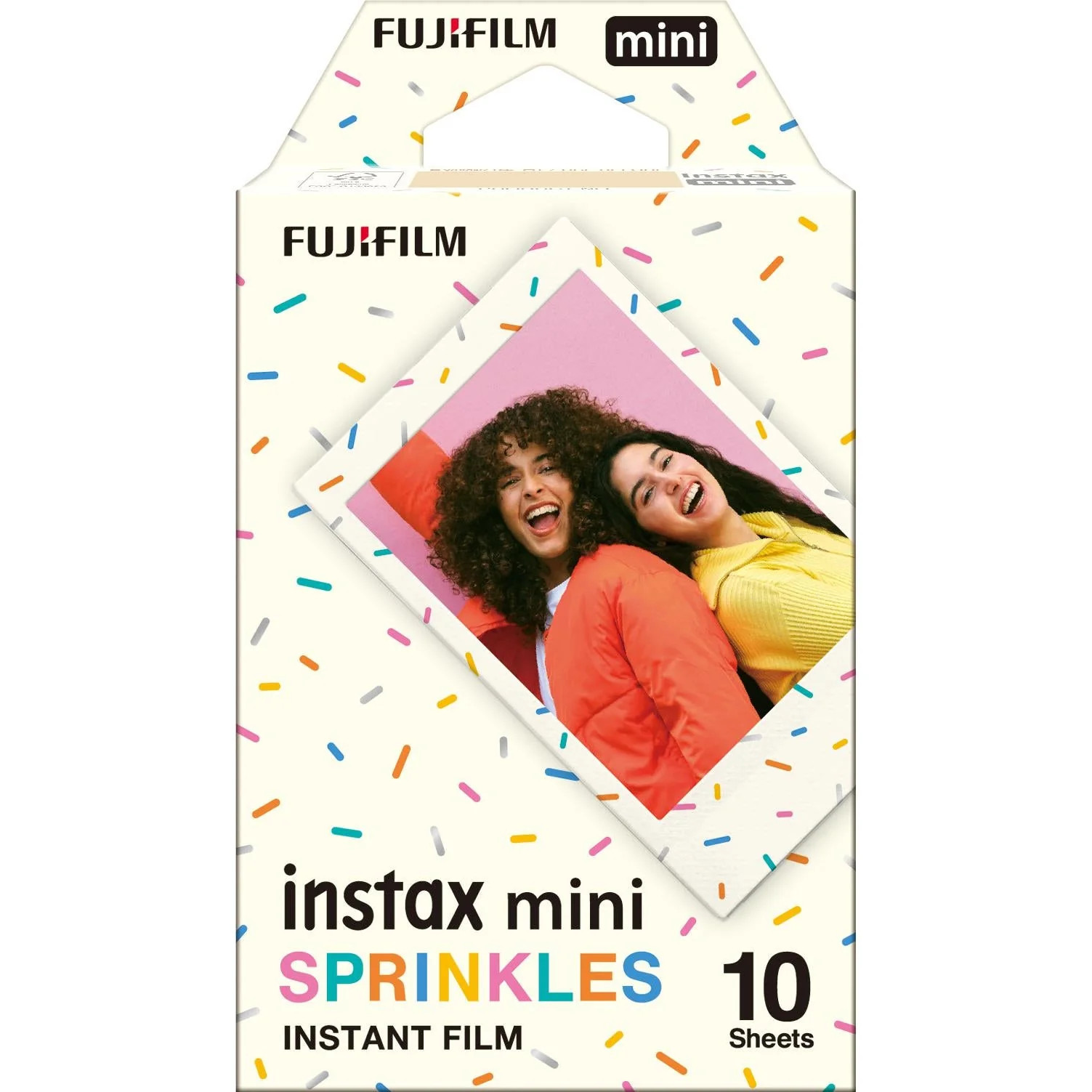 FUJIFILM INSTAX Mini Sprinkles Instant Colour Film 10 Pack 800 ISO 85441