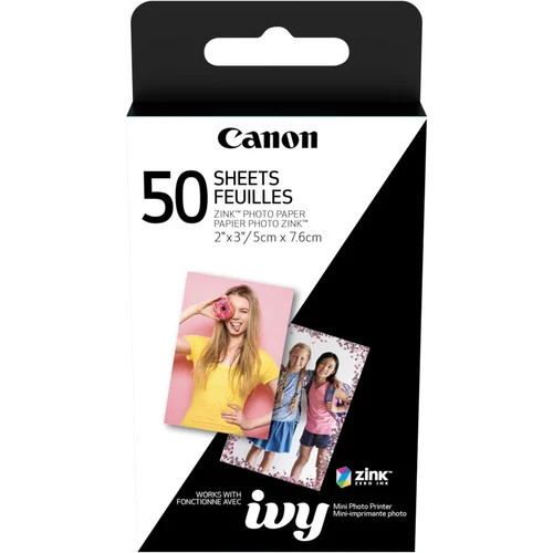 Canon ZP-2030-50 Mini Photo Printer Paper ZINC-50 sheets ZINK CAMPPP50 For White