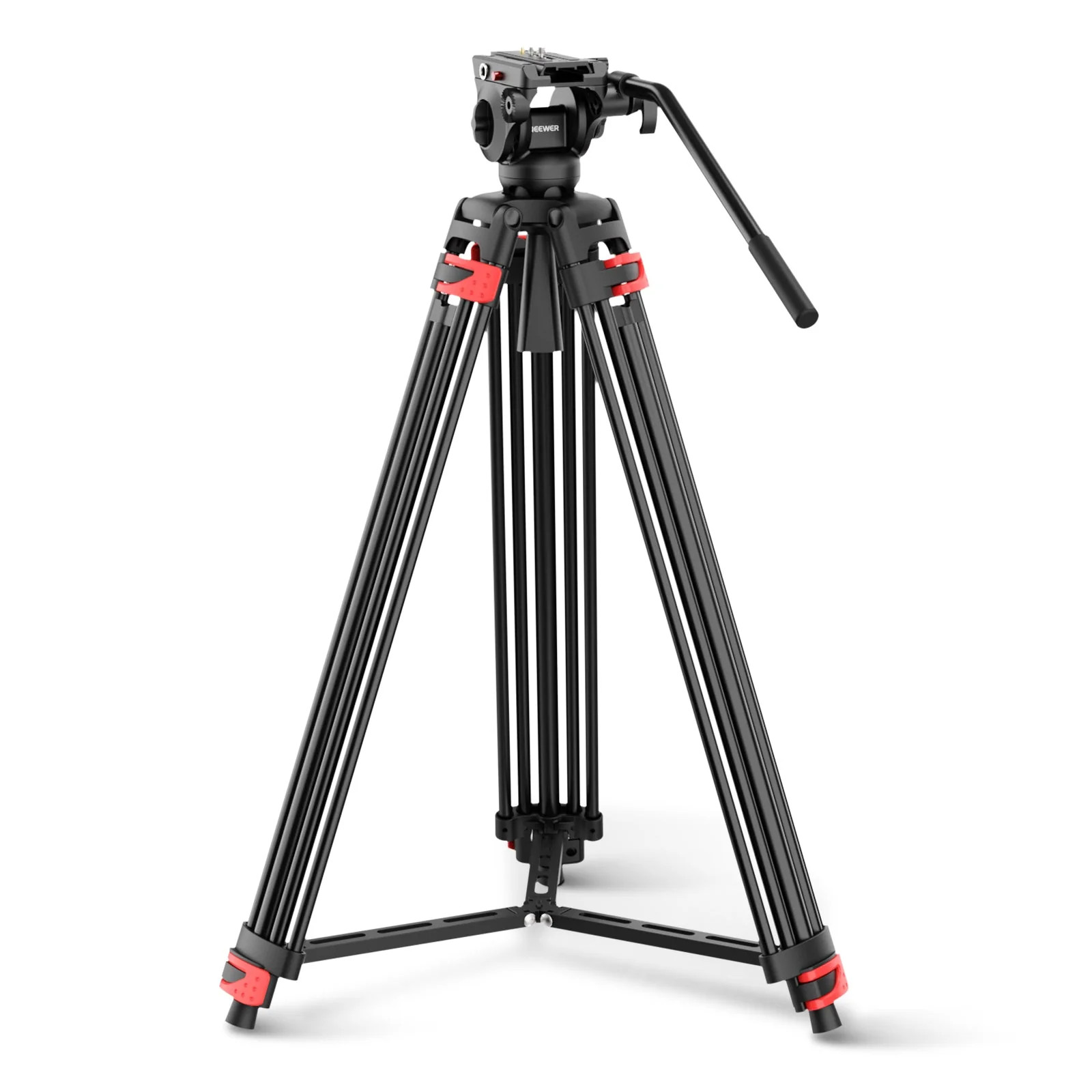 NEEWER TP37 187cm Video Tripod with Damped Fluid Head Aluminium Camera