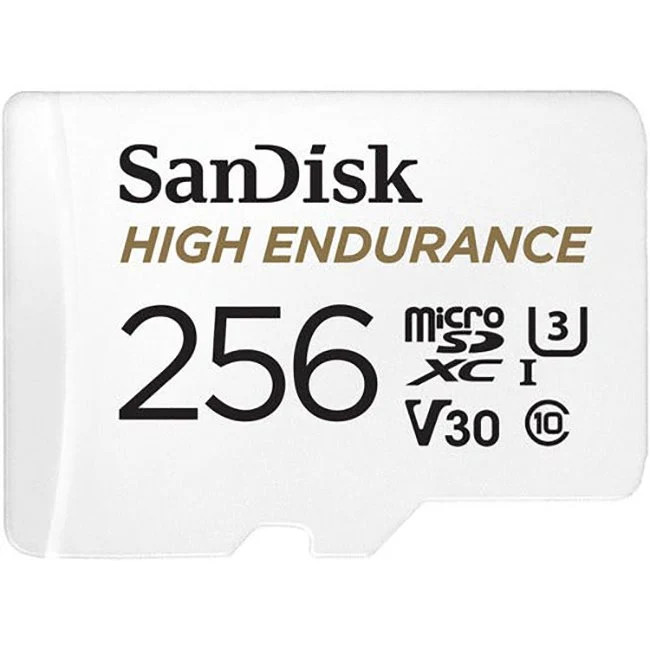 SanDisk High Endurance microSDXC UHS-I Memory Card 256GB Class 10 Waterproof