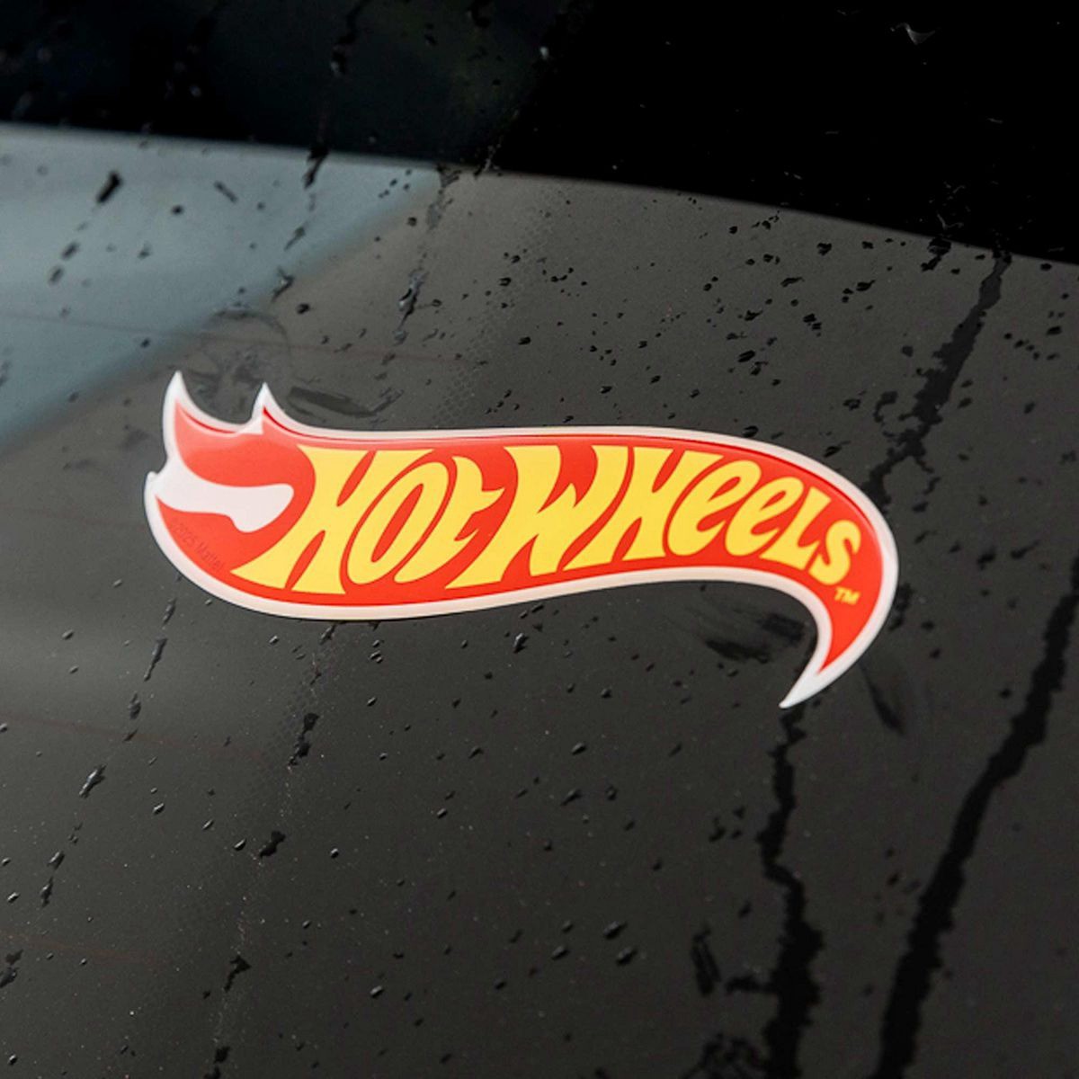 Hot Wheels 3D Decal Red/Yellow Flame Auto
