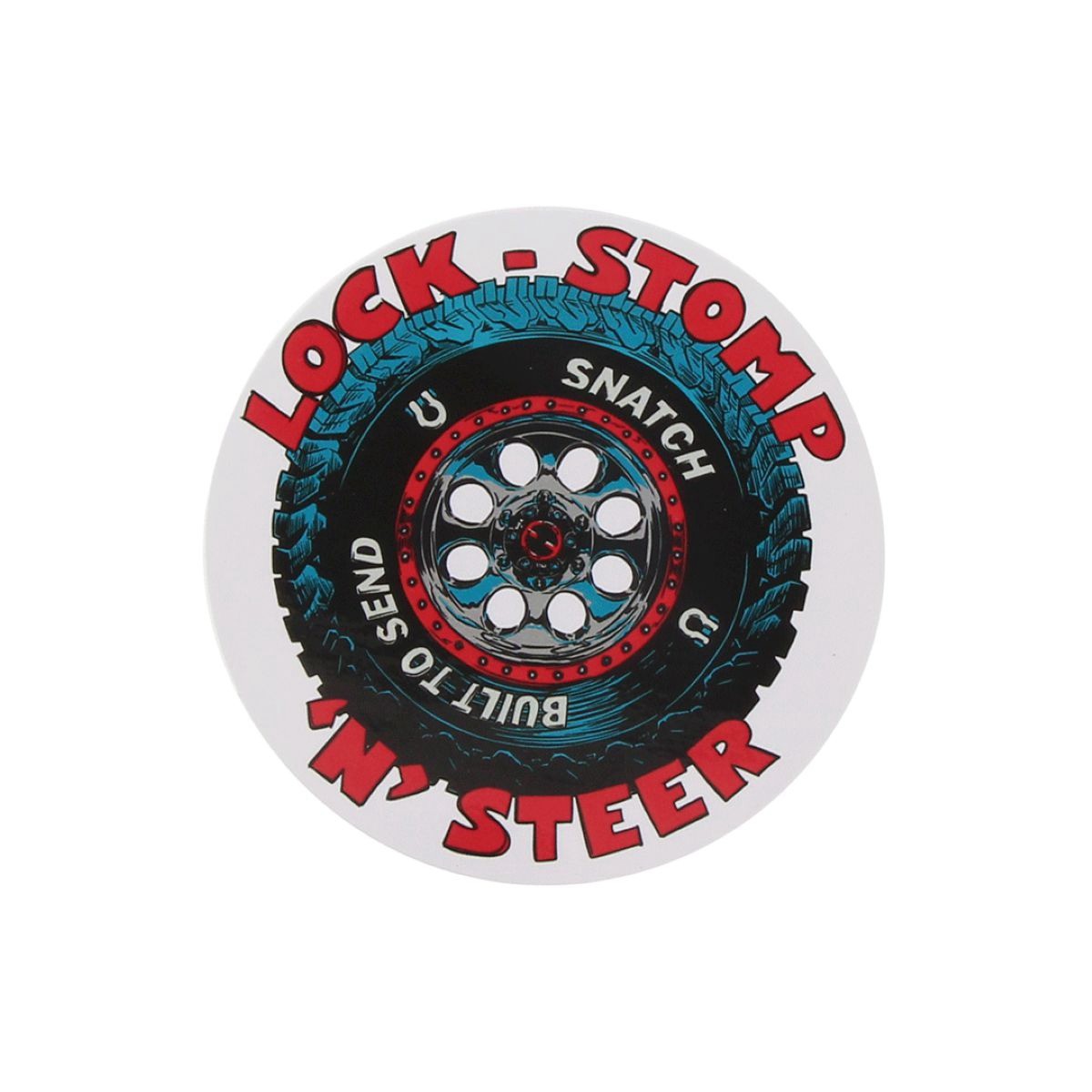 Snatch Lock Stomp & Steer Sticker - SSTK230006 Door Hardware
