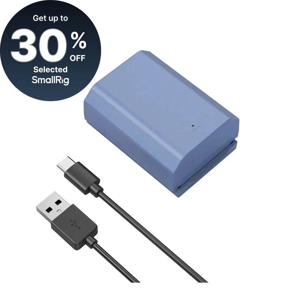 SmallRig NP-FZ100 USB-C Rechargeable Camera Battery 4265B 2400 mAh