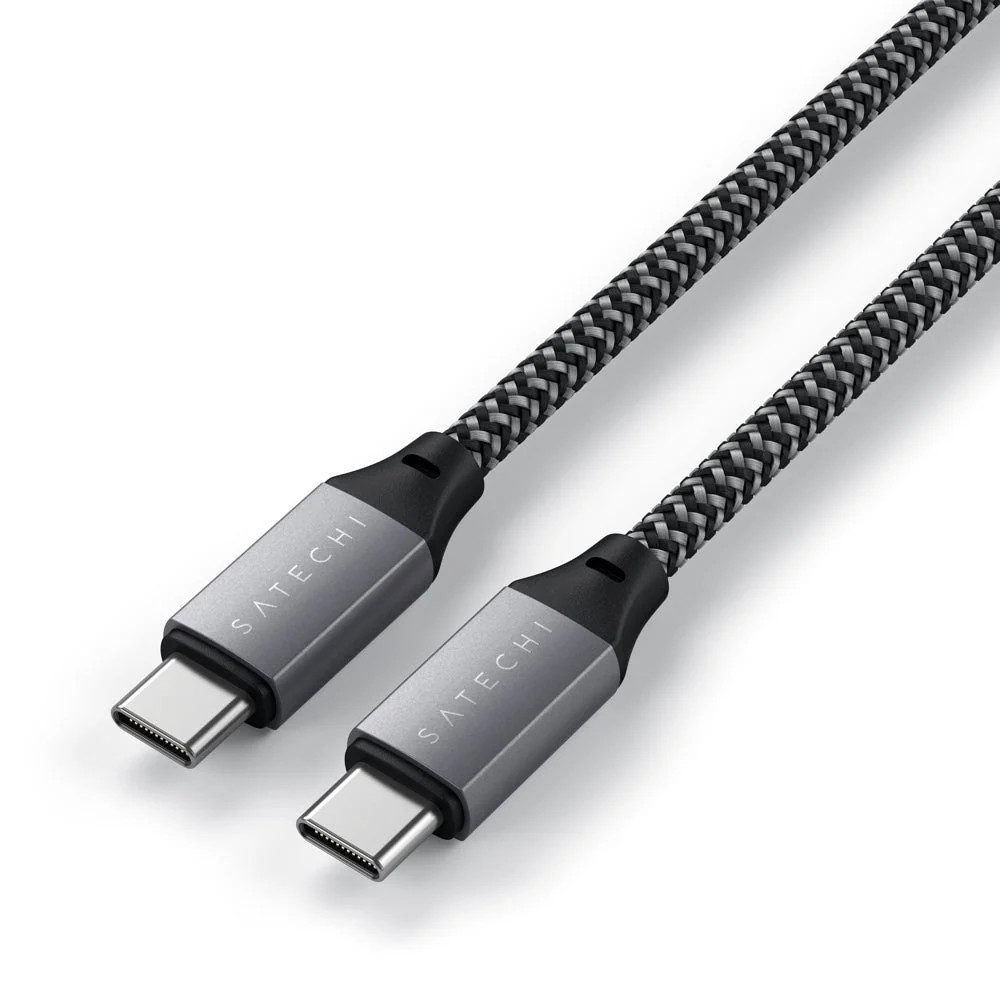 Satechi USB-C to USB-C 25cm Short Cable ST-TCC10M Space Gray Universal